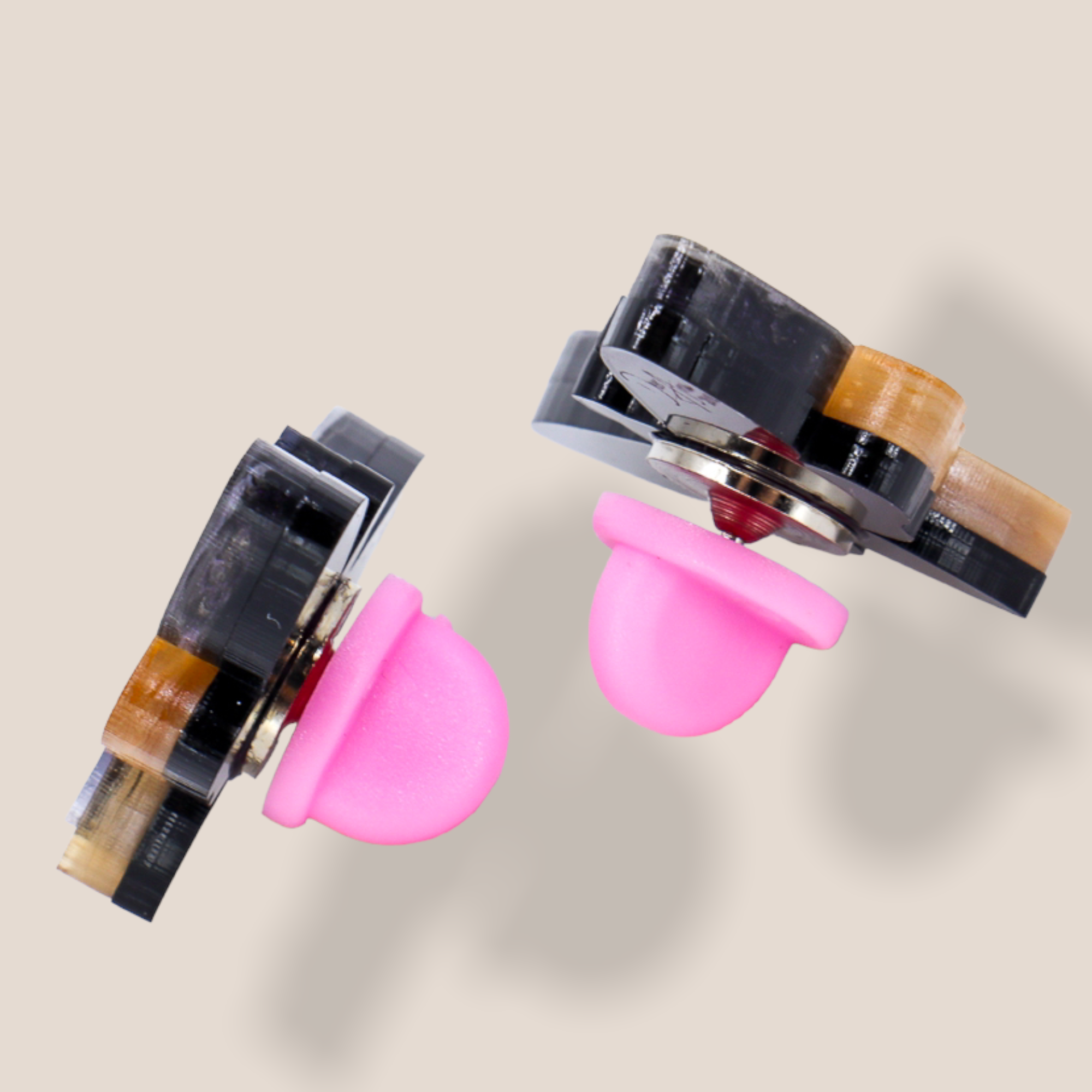 Danilova Jewellery, Deer Arrow, Acrylic Plastic Brooch9.PNG