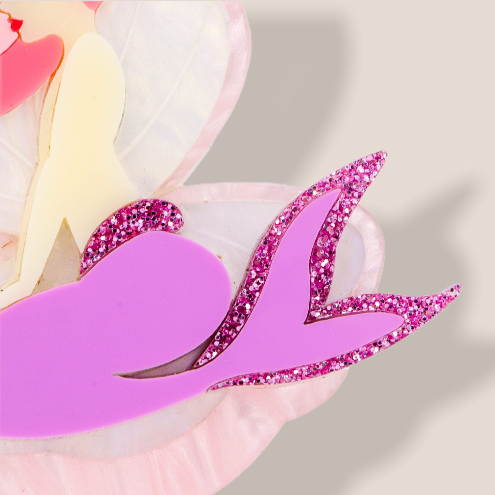 Danilova Jewellery, Deer Arrow, Acrylic Plastic Brooch3.PNG