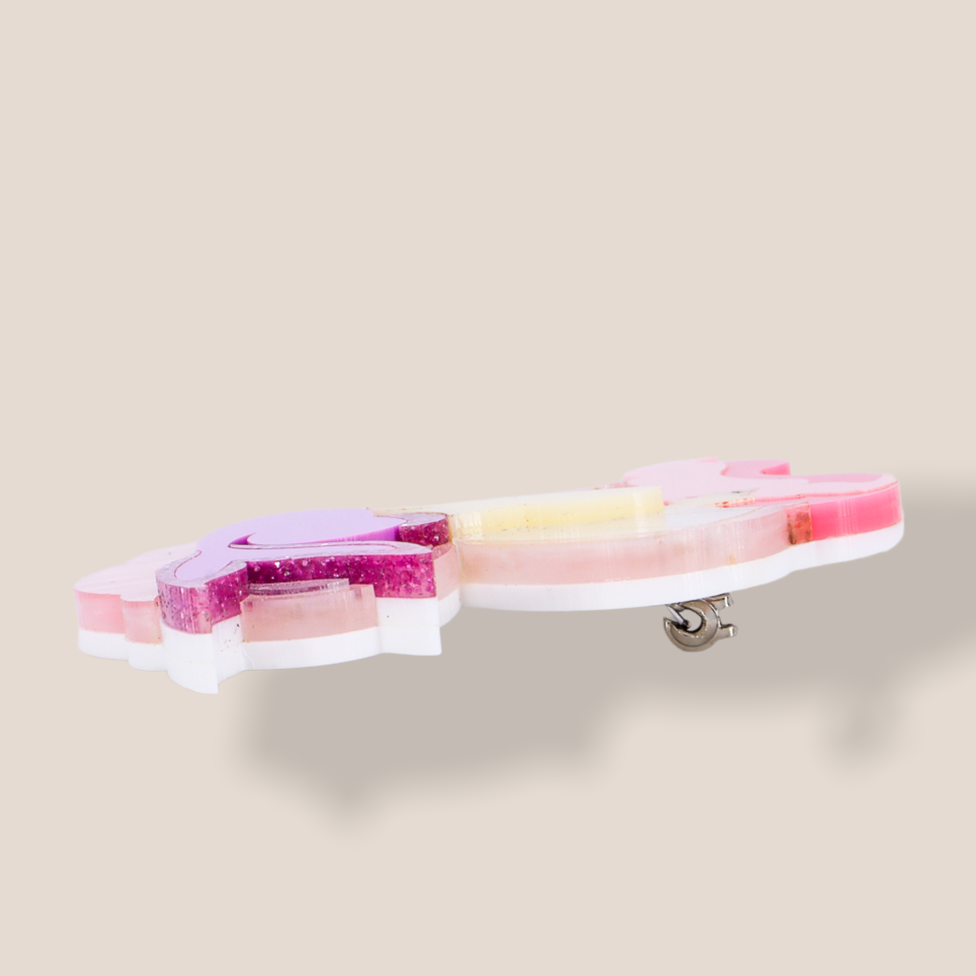 Danilova Jewellery, Deer Arrow, Acrylic Plastic Brooch9.PNG