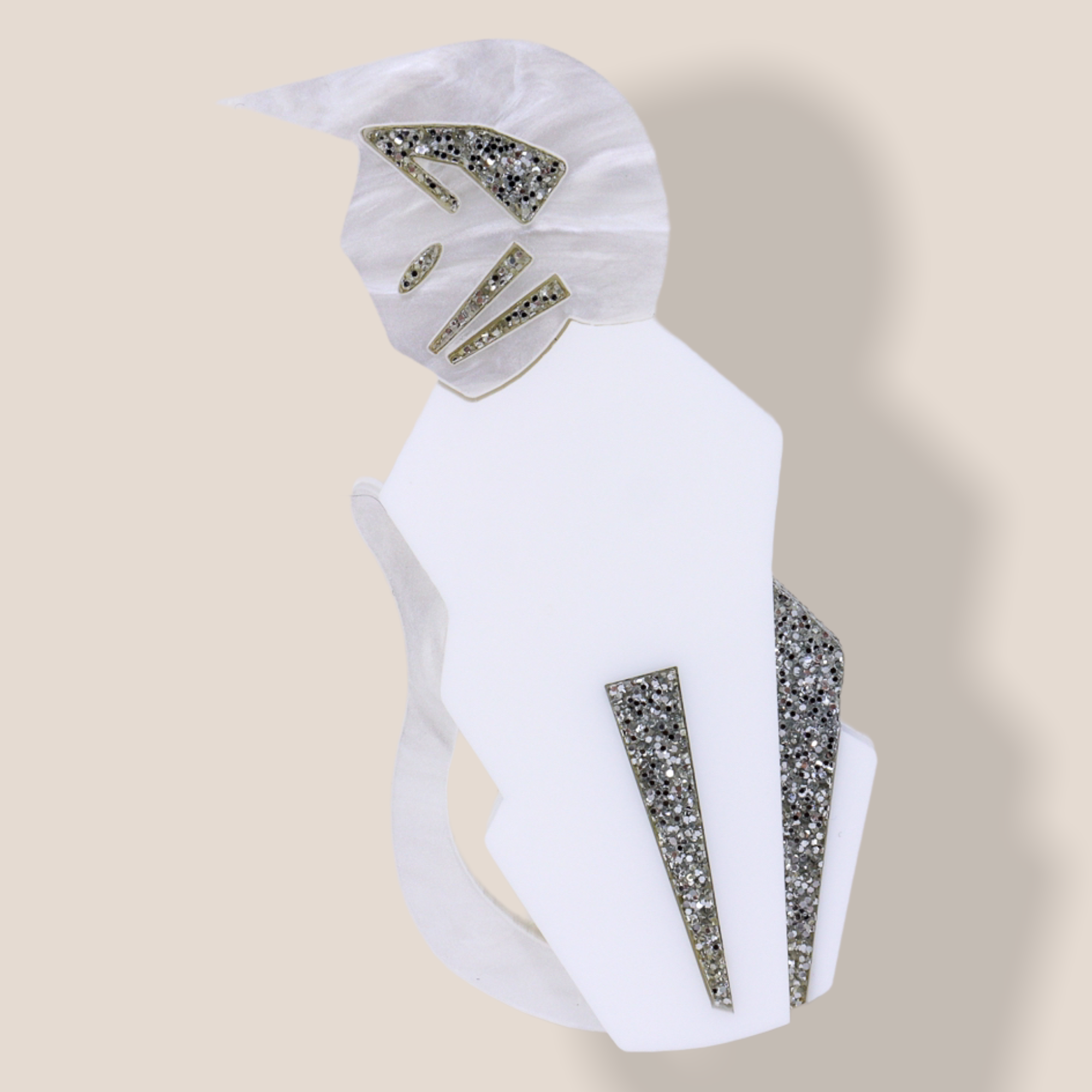 Danilova Jewellery, Deer Arrow, Acrylic Plastic Brooch2.PNG