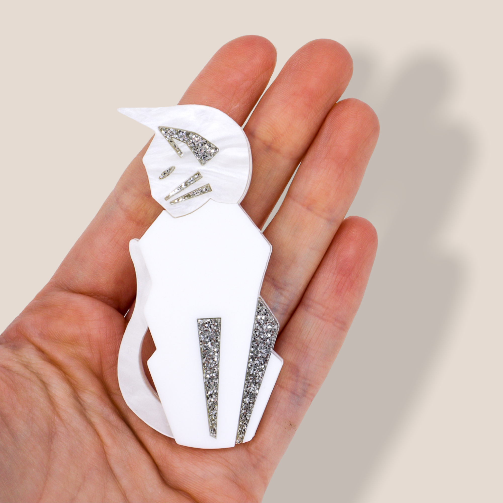 Danilova Jewellery, Deer Arrow, Acrylic Plastic Brooch9.PNG