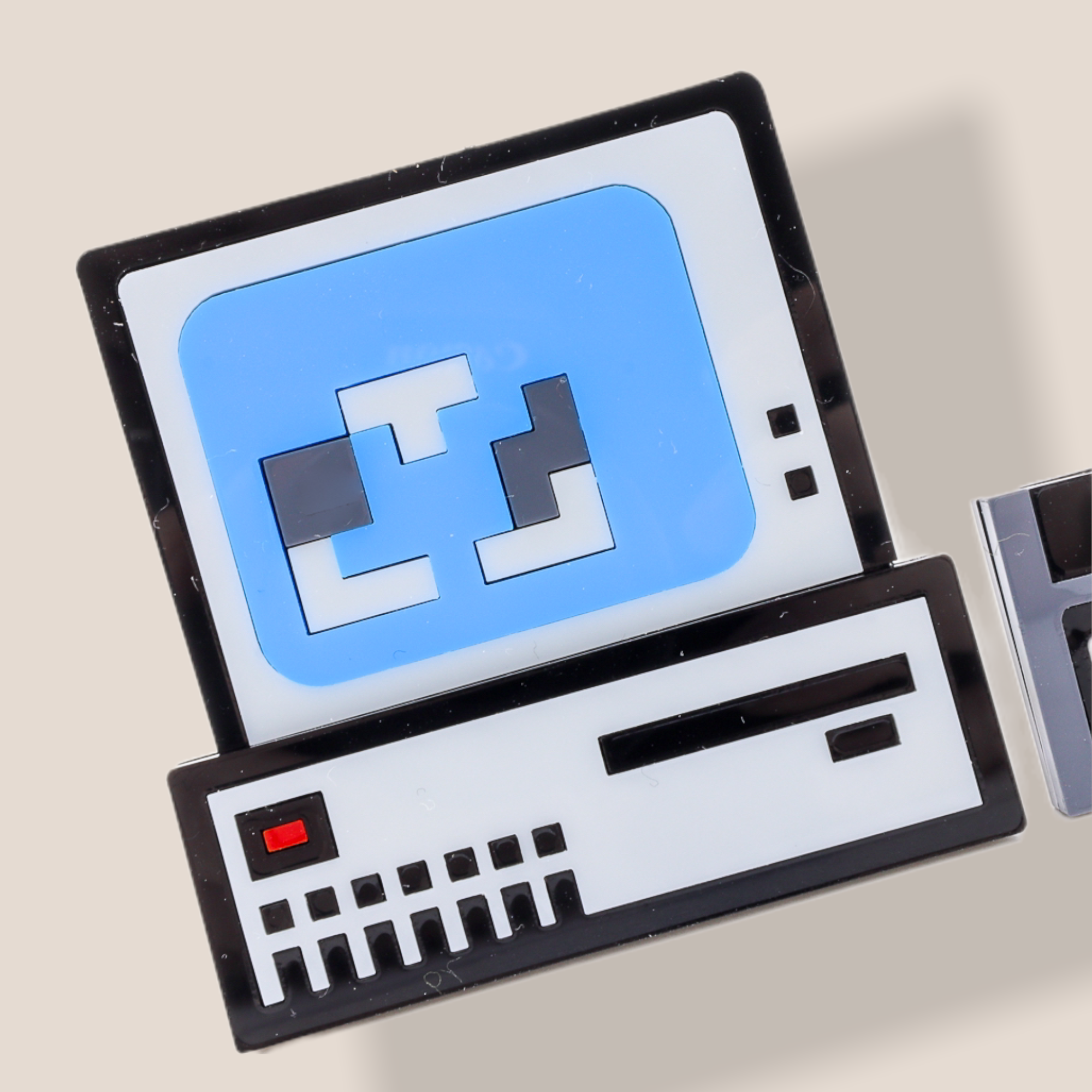 Danilova Jewellery, Deer Arrow, Acrylic Plastic Brooch3.PNG