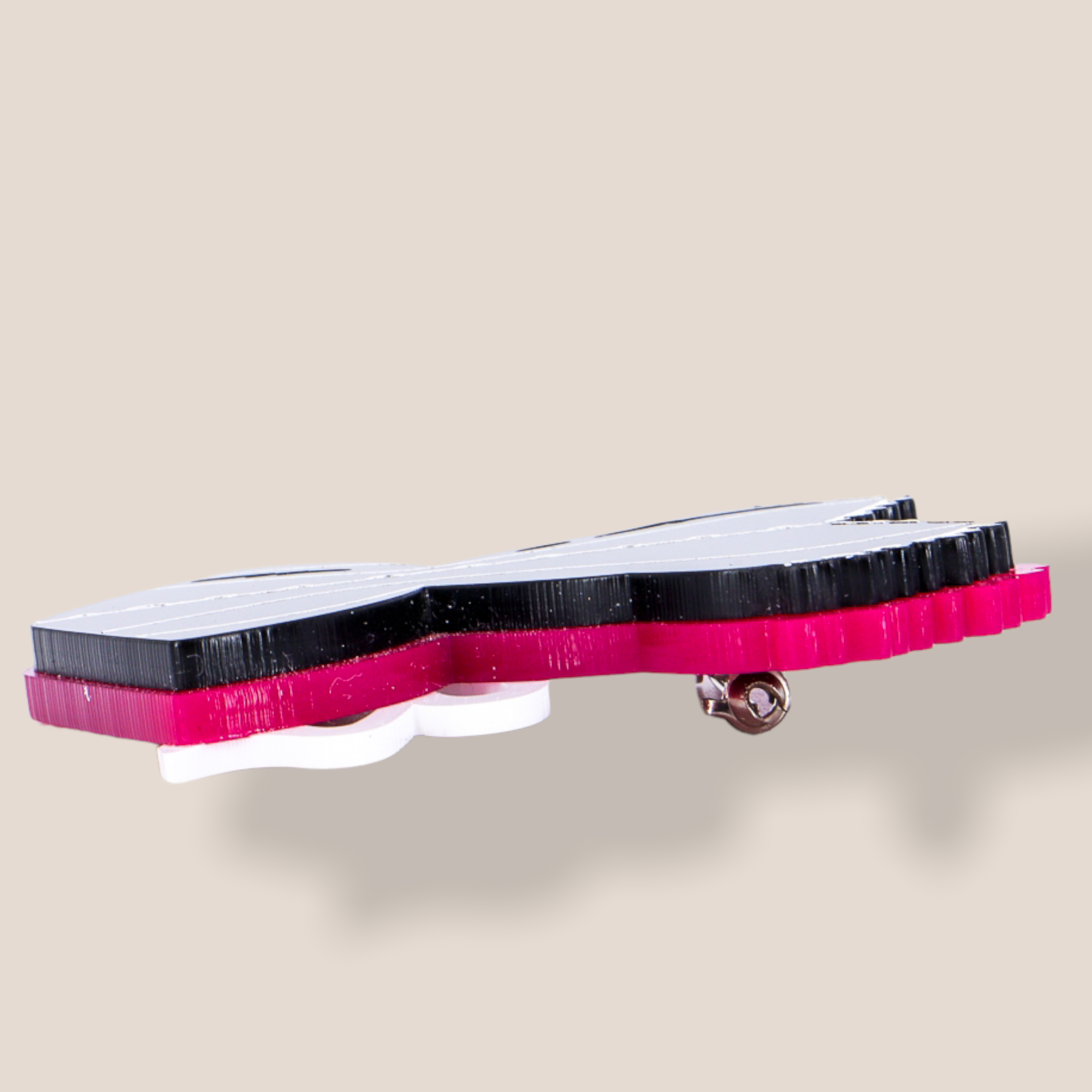 Danilova Jewellery, Deer Arrow, Acrylic Plastic Brooch10.PNG