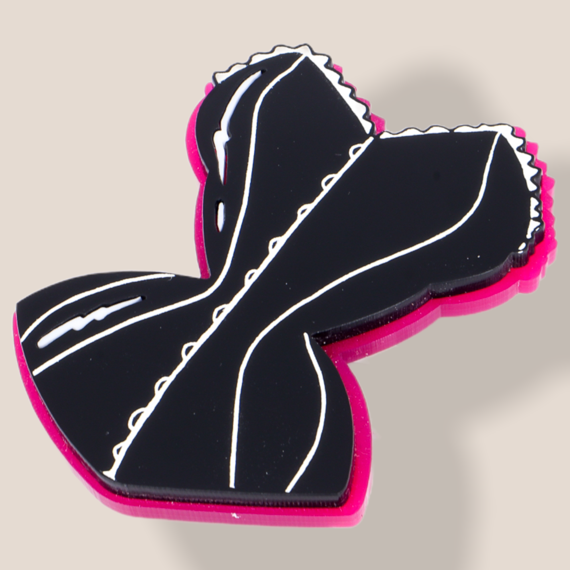 Danilova Jewellery, Deer Arrow, Acrylic Plastic Brooch9.PNG