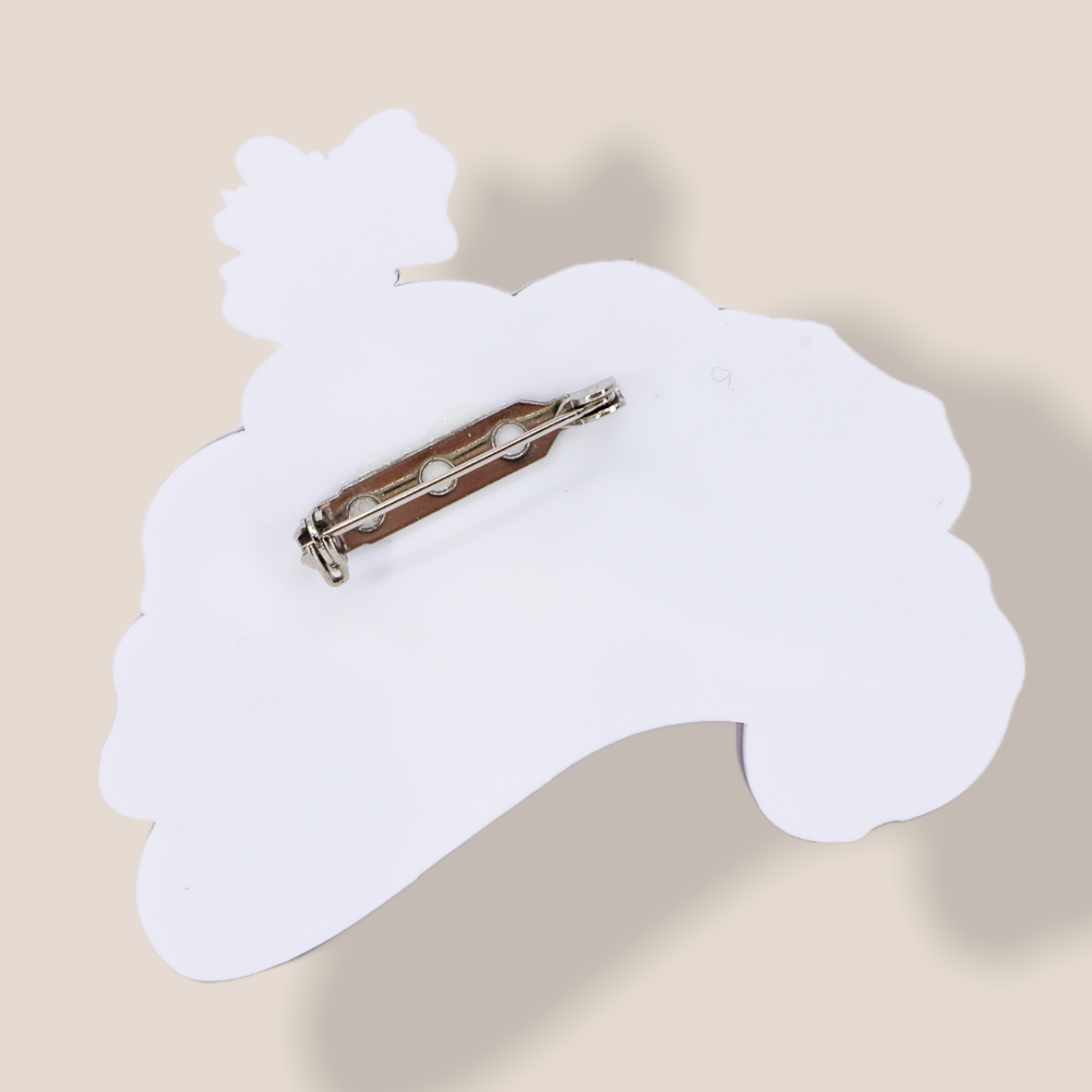 Danilova Jewellery, Deer Arrow, Acrylic Plastic Brooch7.PNG