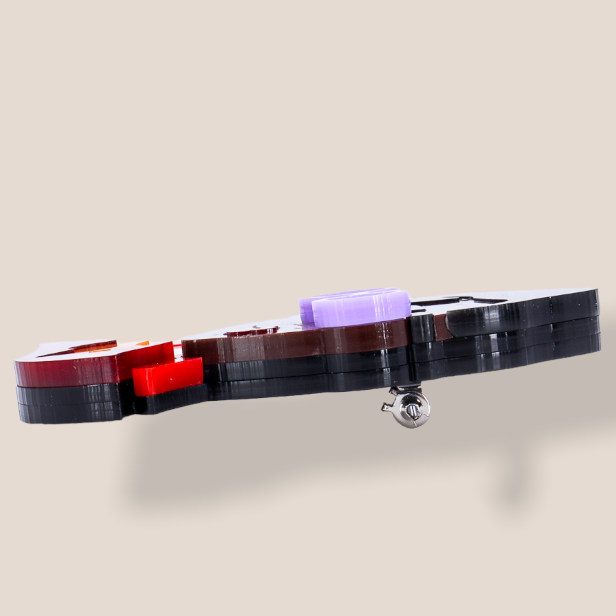Danilova Jewellery, Deer Arrow, Acrylic Plastic Brooch2.PNG