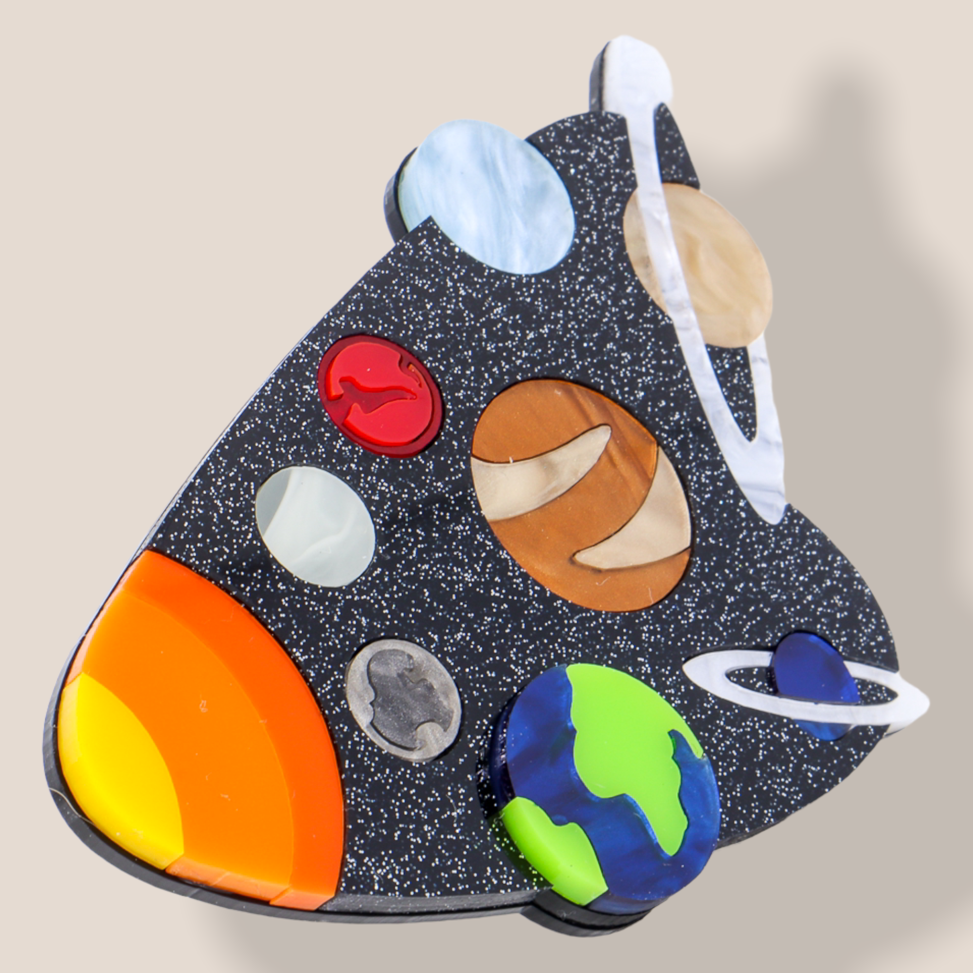 Danilova Jewellery, Deer Arrow, Acrylic Plastic Brooch4.PNG