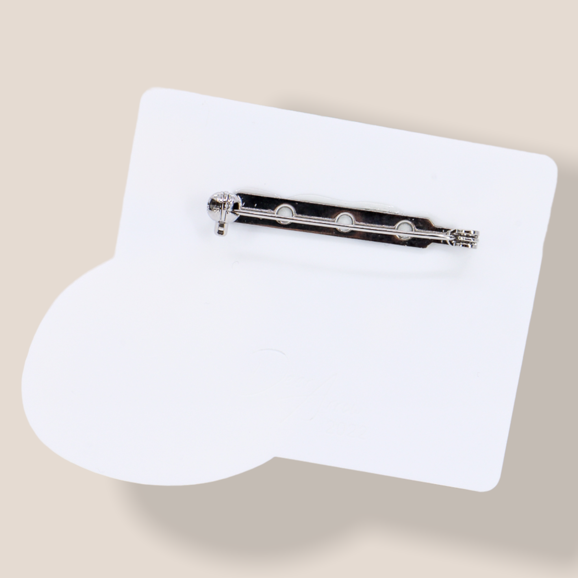 Danilova Jewellery, Deer Arrow, Acrylic Plastic Brooch6.PNG
