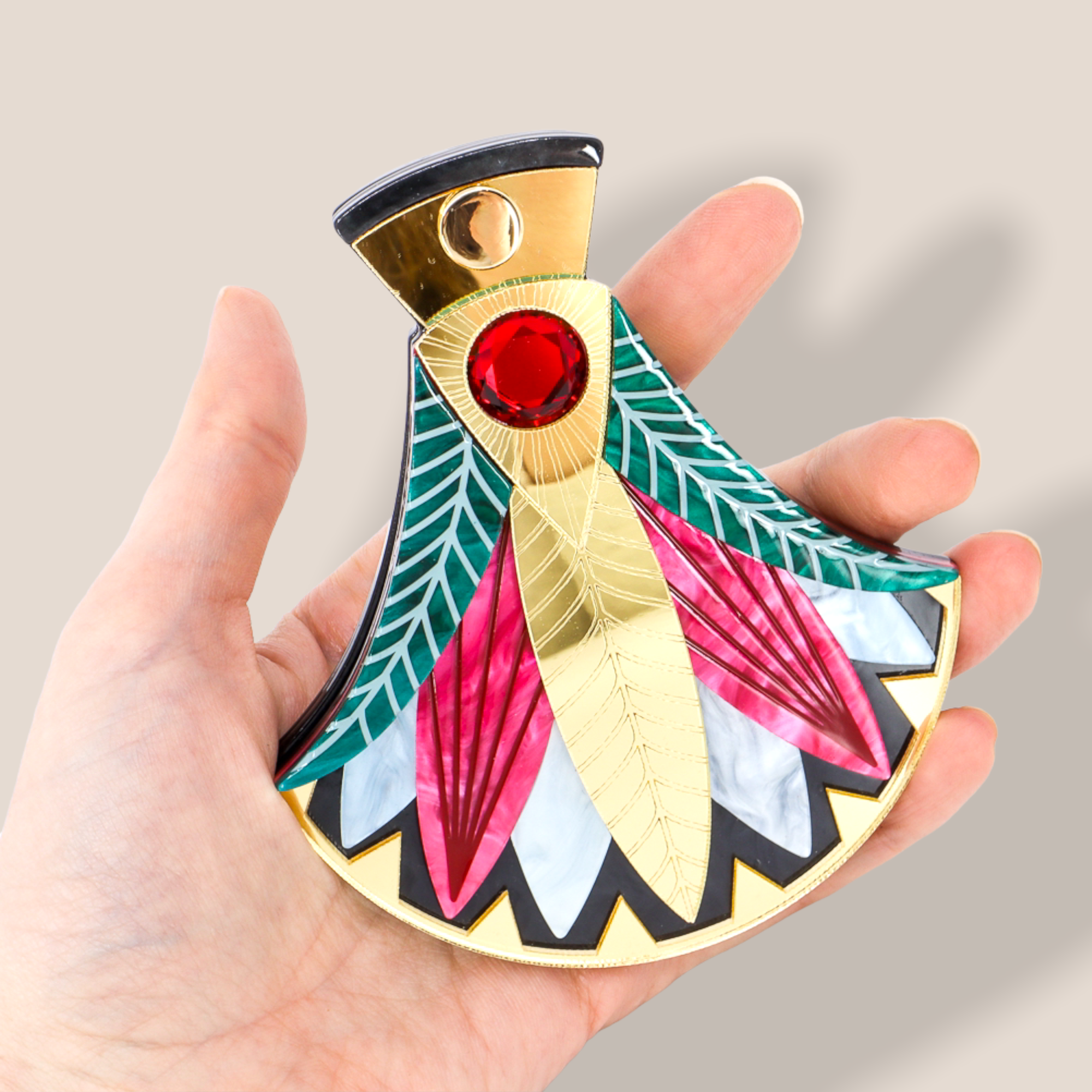 Danilova Jewellery, Erstwilder, Acrylic Plastic Brooch3.PNG