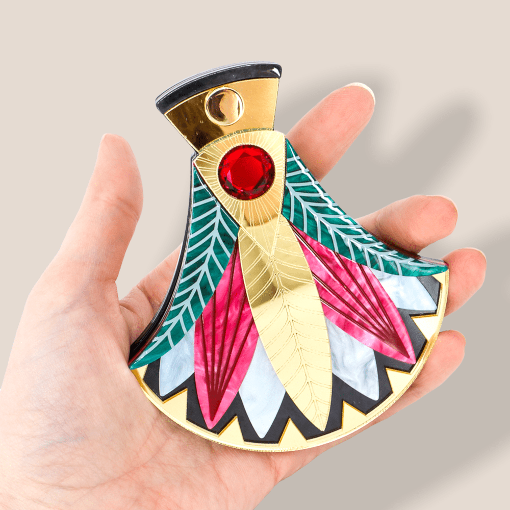 Erstwilder, Queen of the Throne Isis, Acrylic Brooch — Danilova