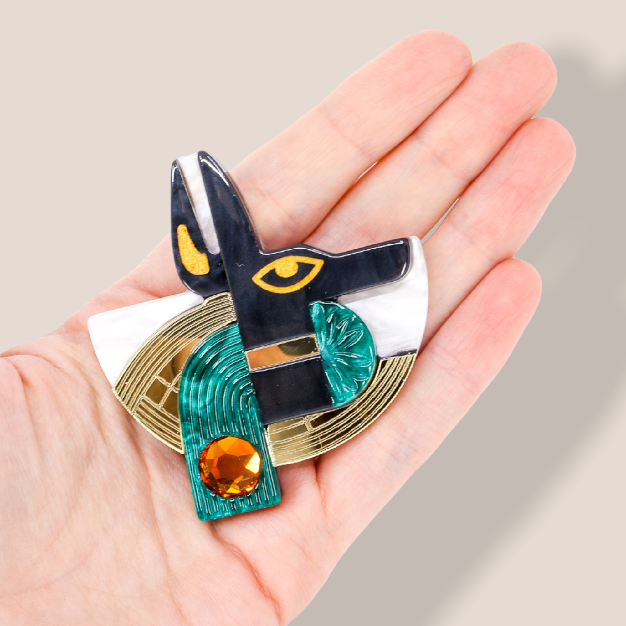 Danilova Jewellery, Erstwilder, Acrylic Plastic Brooch2.PNG