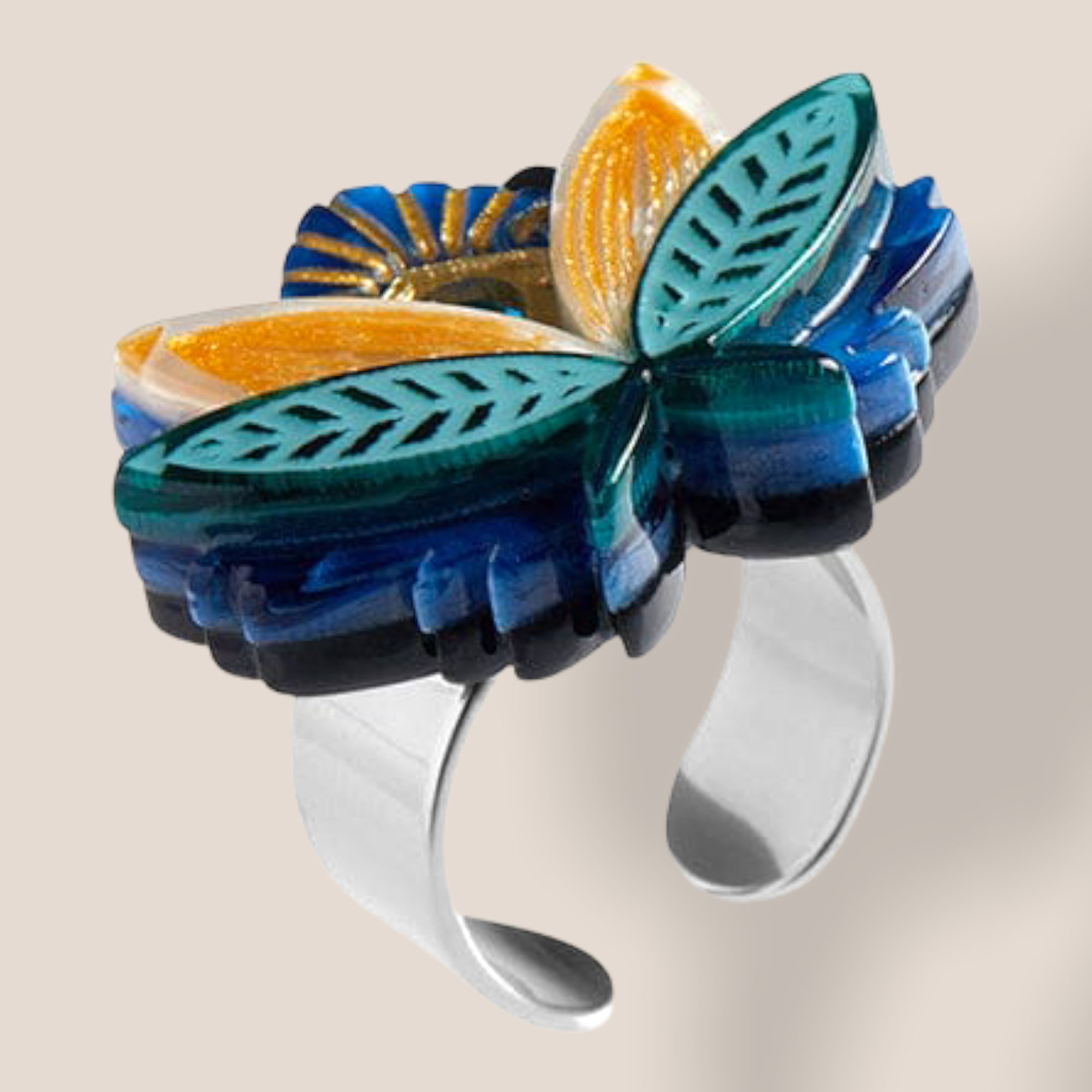 Danilova Jewellery, Erstwilder, Acrylic Plastic Brooch5.PNG