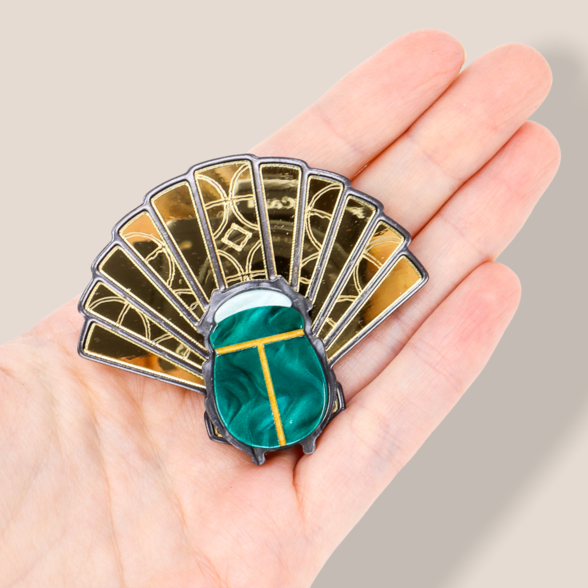 Danilova Jewellery, Erstwilder, Acrylic Plastic Brooch2.PNG