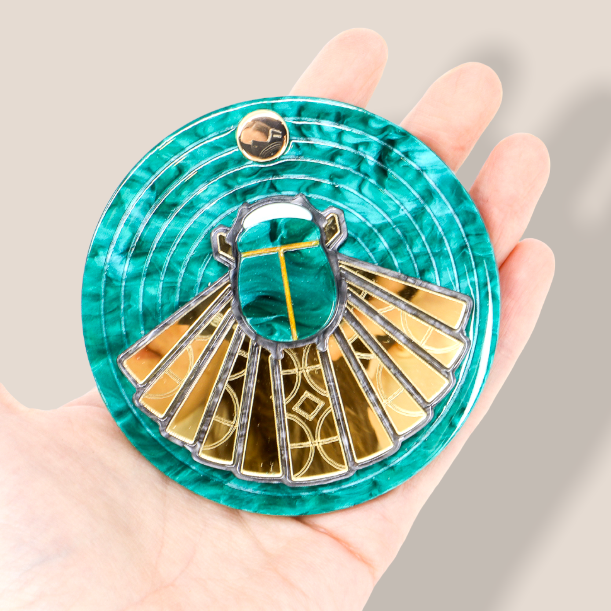 Danilova Jewellery, Erstwilder, Acrylic Plastic Brooch2.PNG