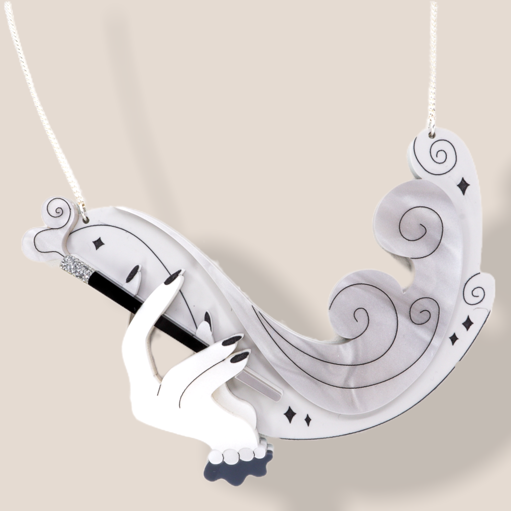 Danilova Jewellery, La Vidriola, Acrylic Plastic Brooches and Necklaces169.PNG
