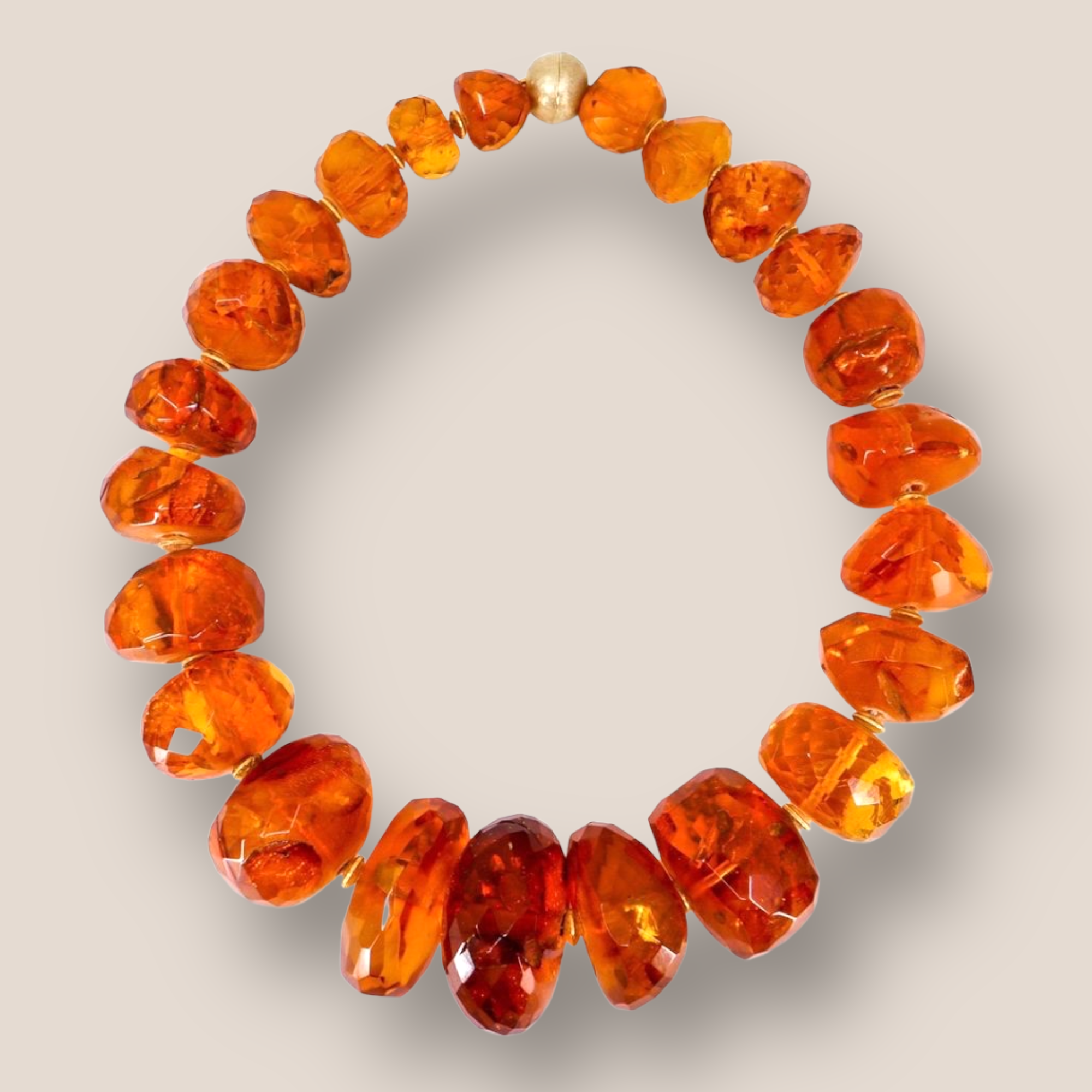 Precious Antique, Schaumburg Amber Necklace, circa 1890