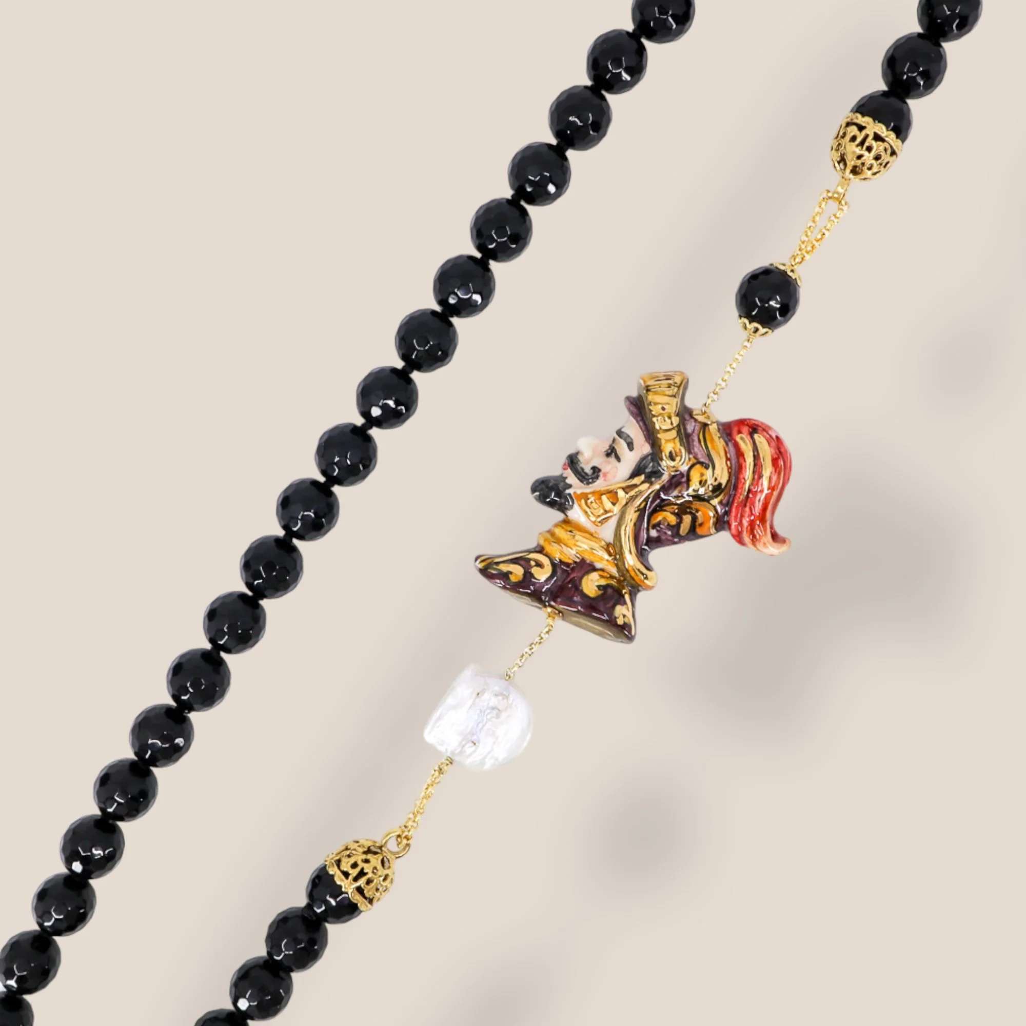 Danilova, Italian Ceramic Costume Jewellery Necklaces-528.jpg.JPG