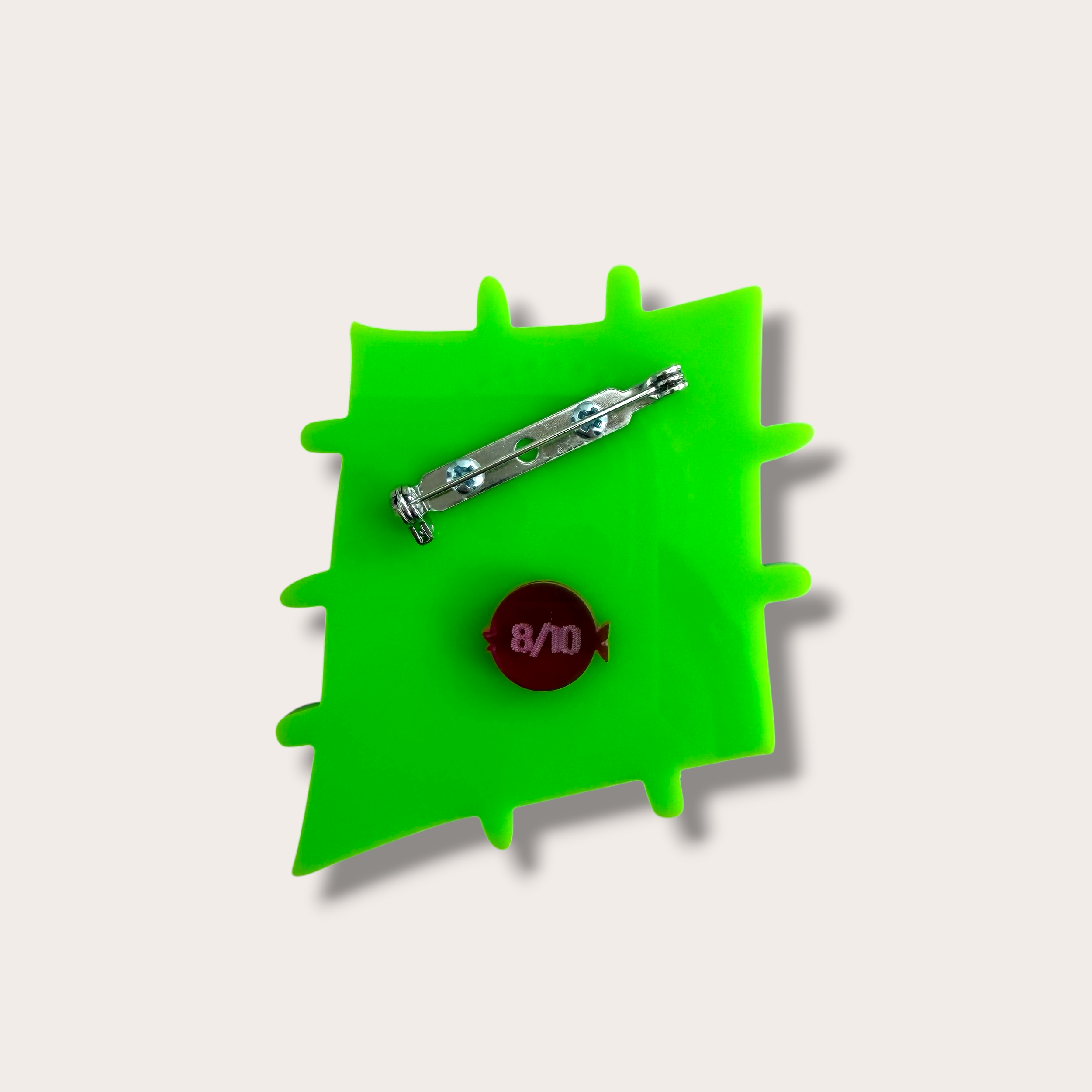 Danilova, La Vidriola, Patch Repair, Acrylic Brooch1.PNG