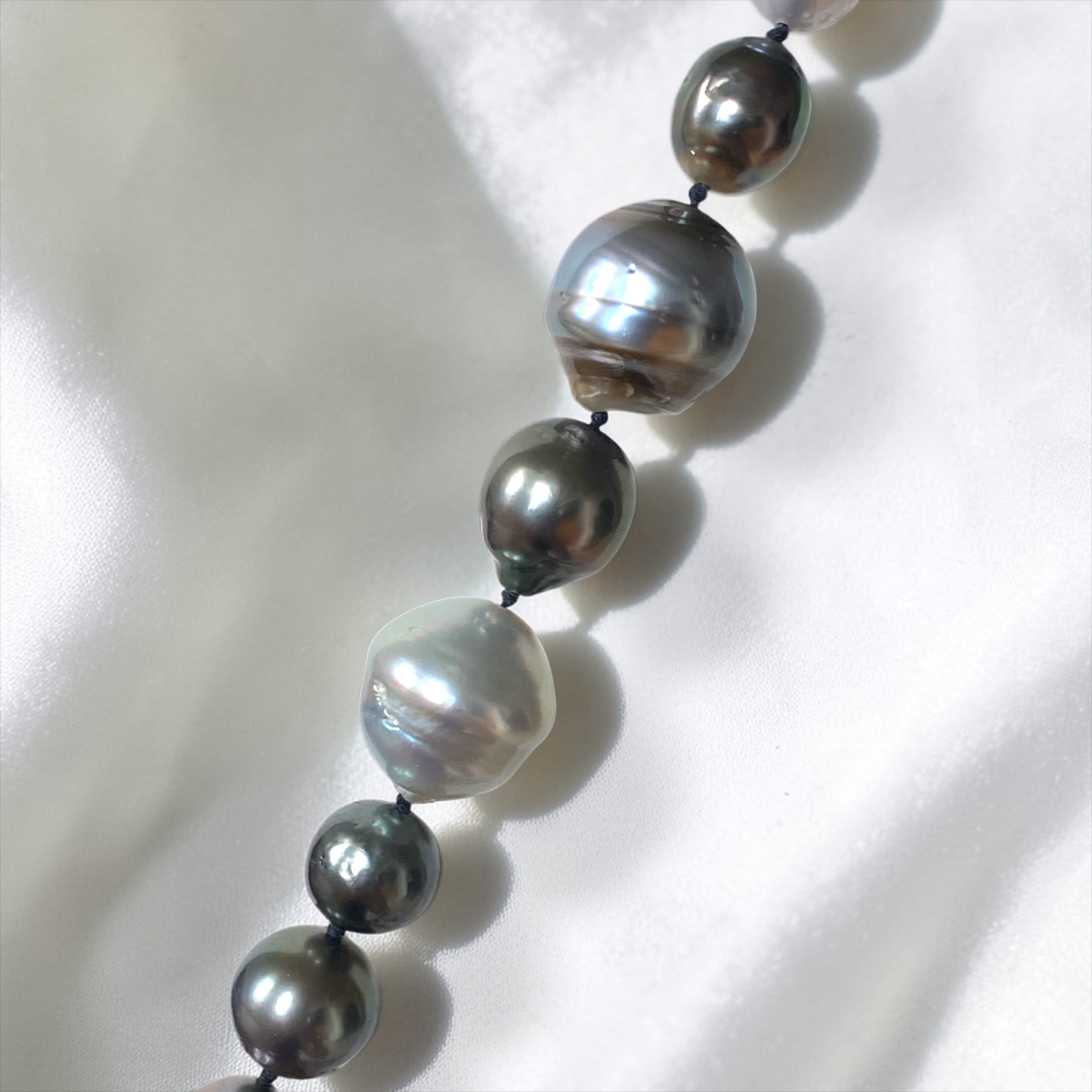 By Danilova, Multi Peacock Pearl, Rope Length Necklace6.PNG