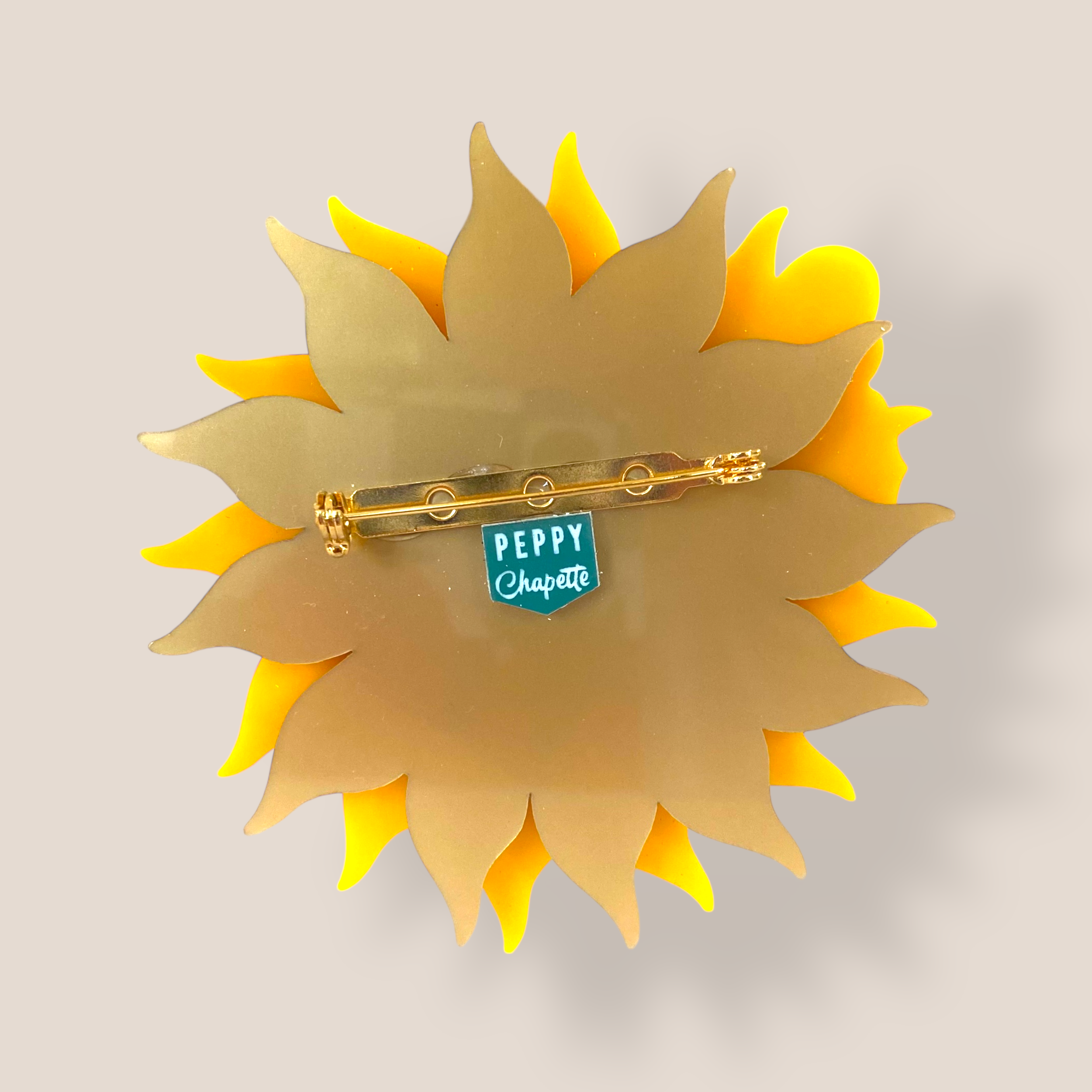 Danilova Jewellery, Peppy Chapette, Butterfly Sunrise (2020) Acrylic Brooch7.png