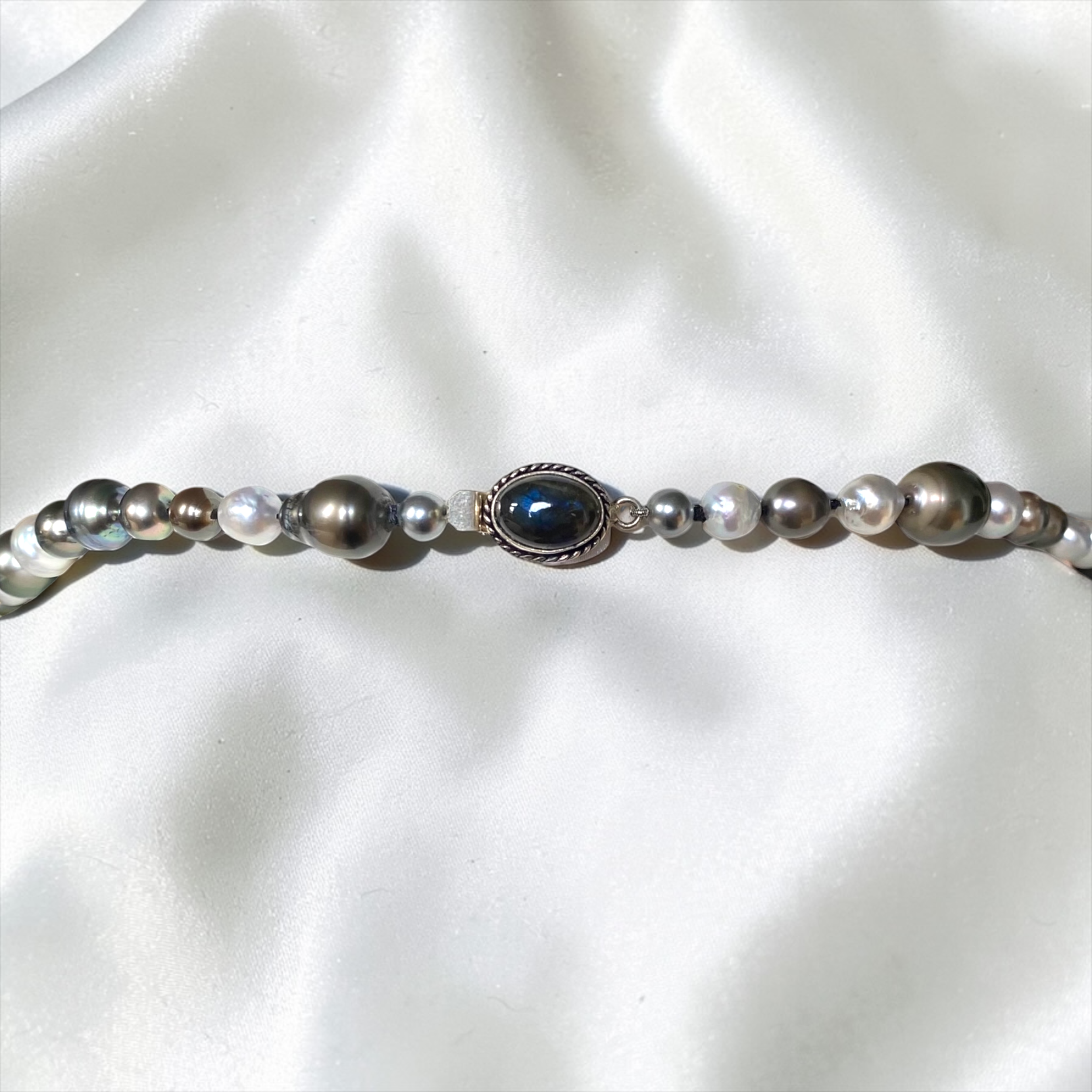 By Danilova, Multi Peacock Pearl, Rope Length Necklace8.PNG