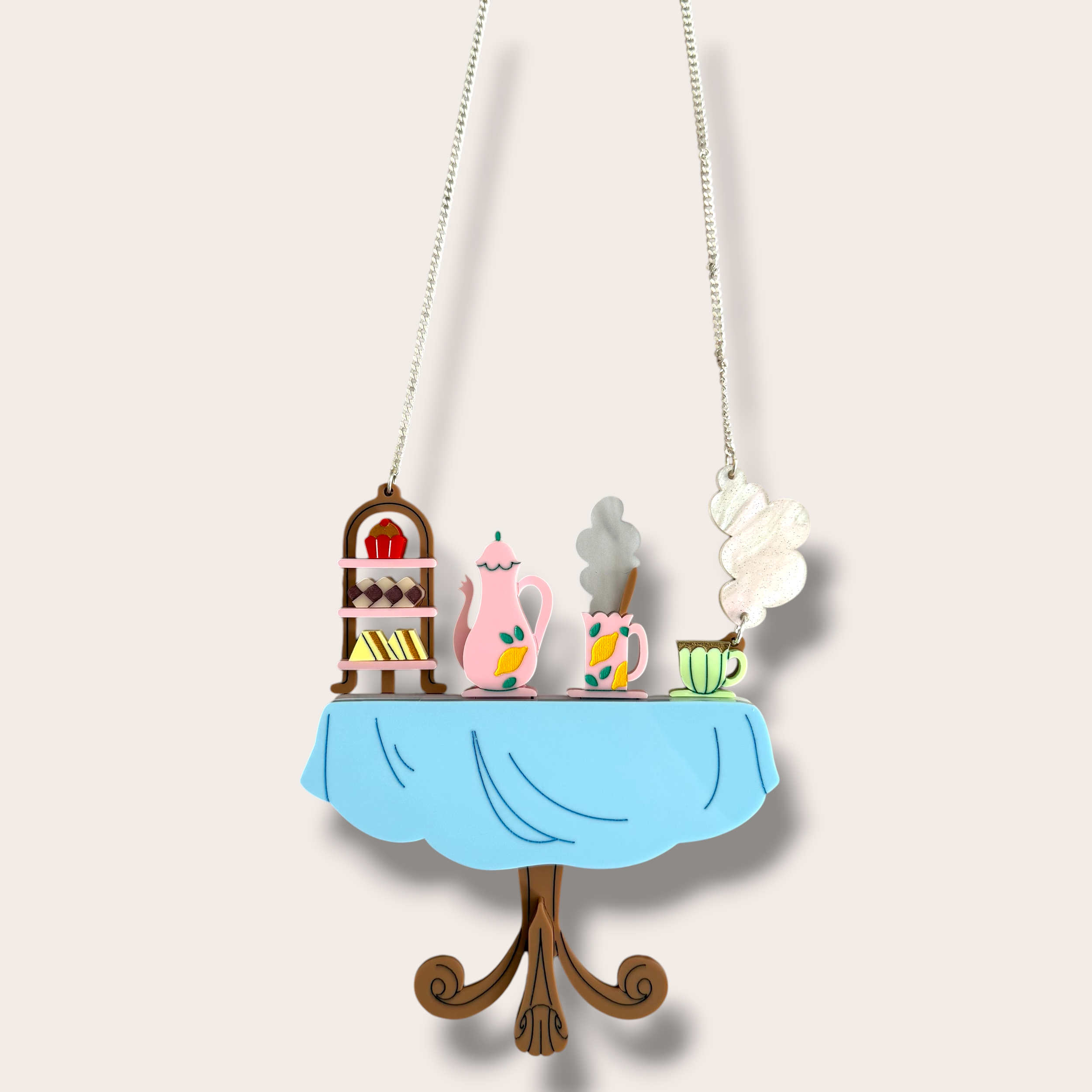 Danilova, La Vidriola, Setting the Table With..., Acrylic Necklace0.PNG