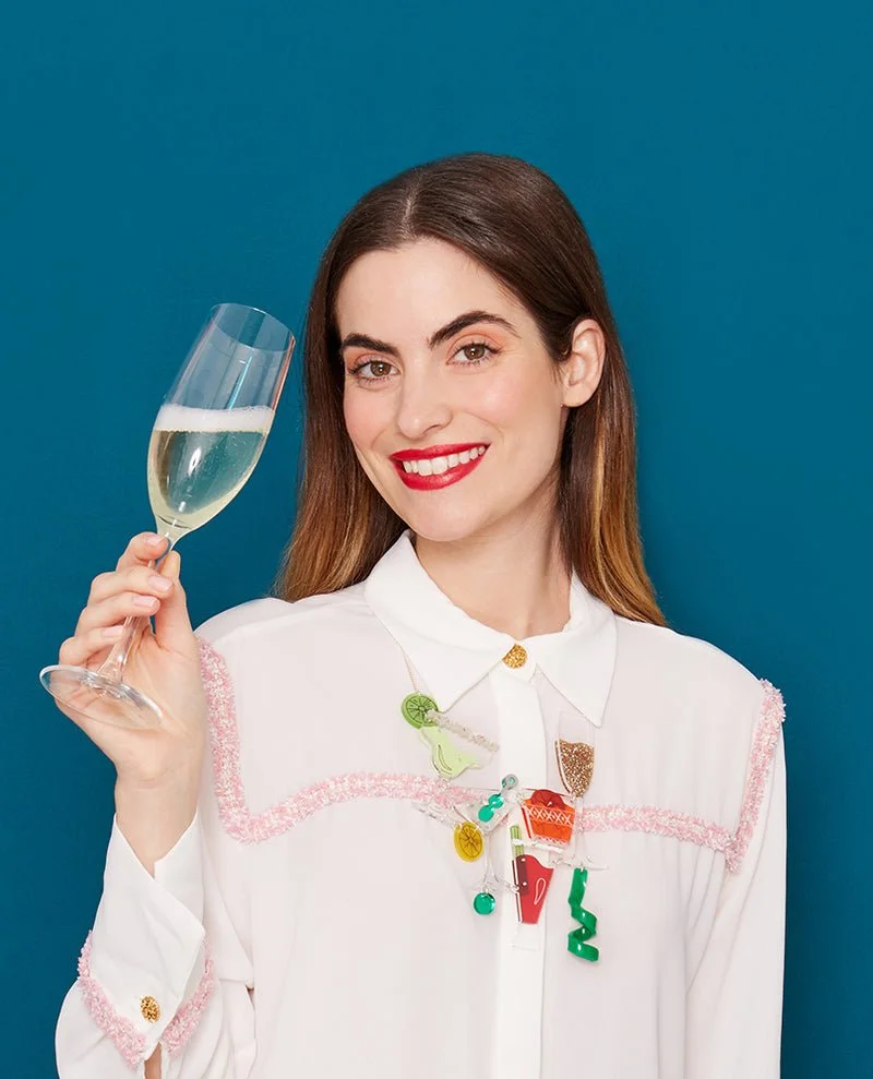 Danilova, La Vidriola, Cheers! Fancy a Cocktail?, Acrylic Necklace8.jpg