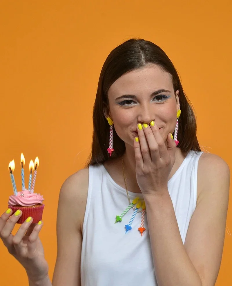 Danilova, La Vidriola, Happy Birthday, Acrylic Earrings1.jpeg