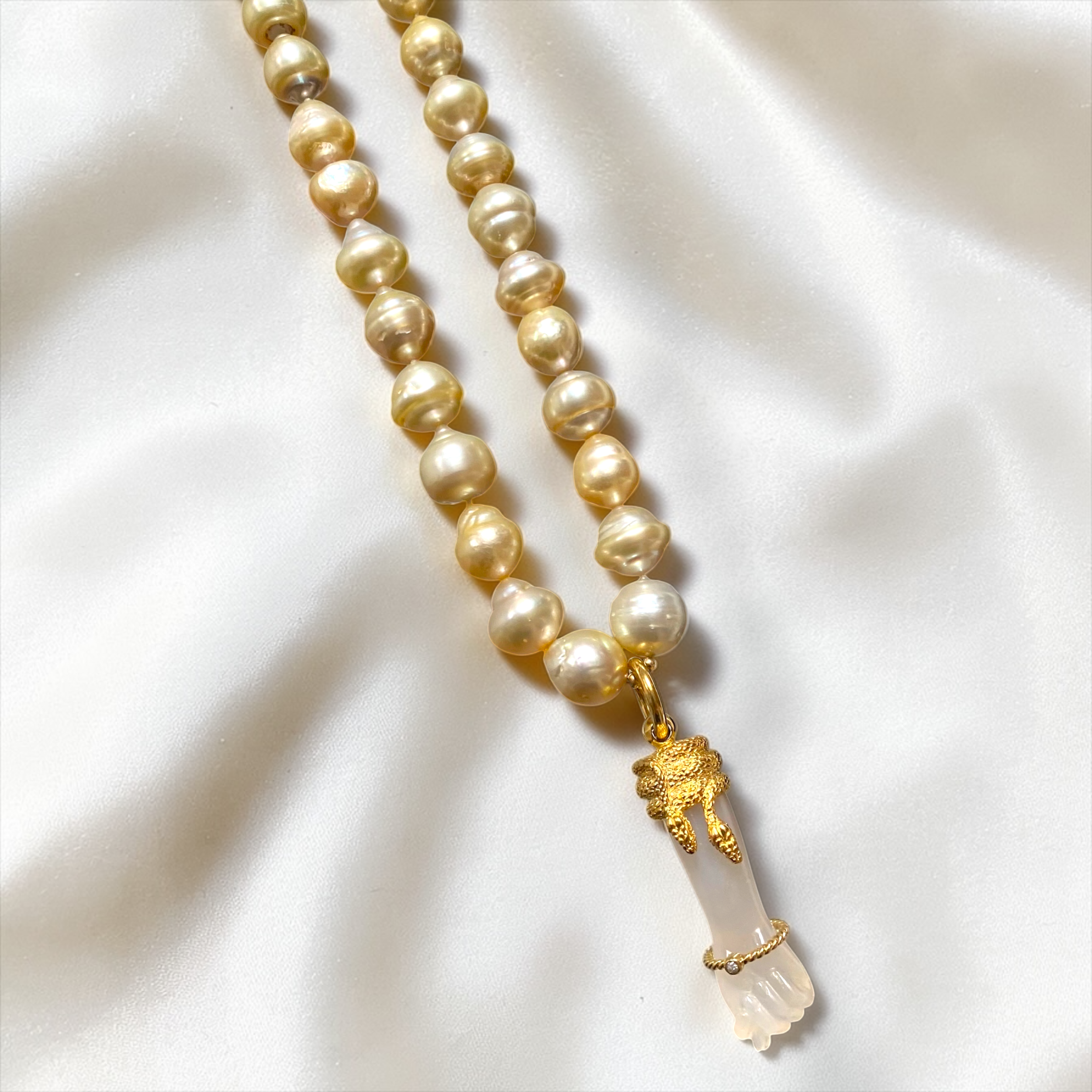 By Danilova, White Pearl, Quartz & Diamond Pendant Necklace14.PNG