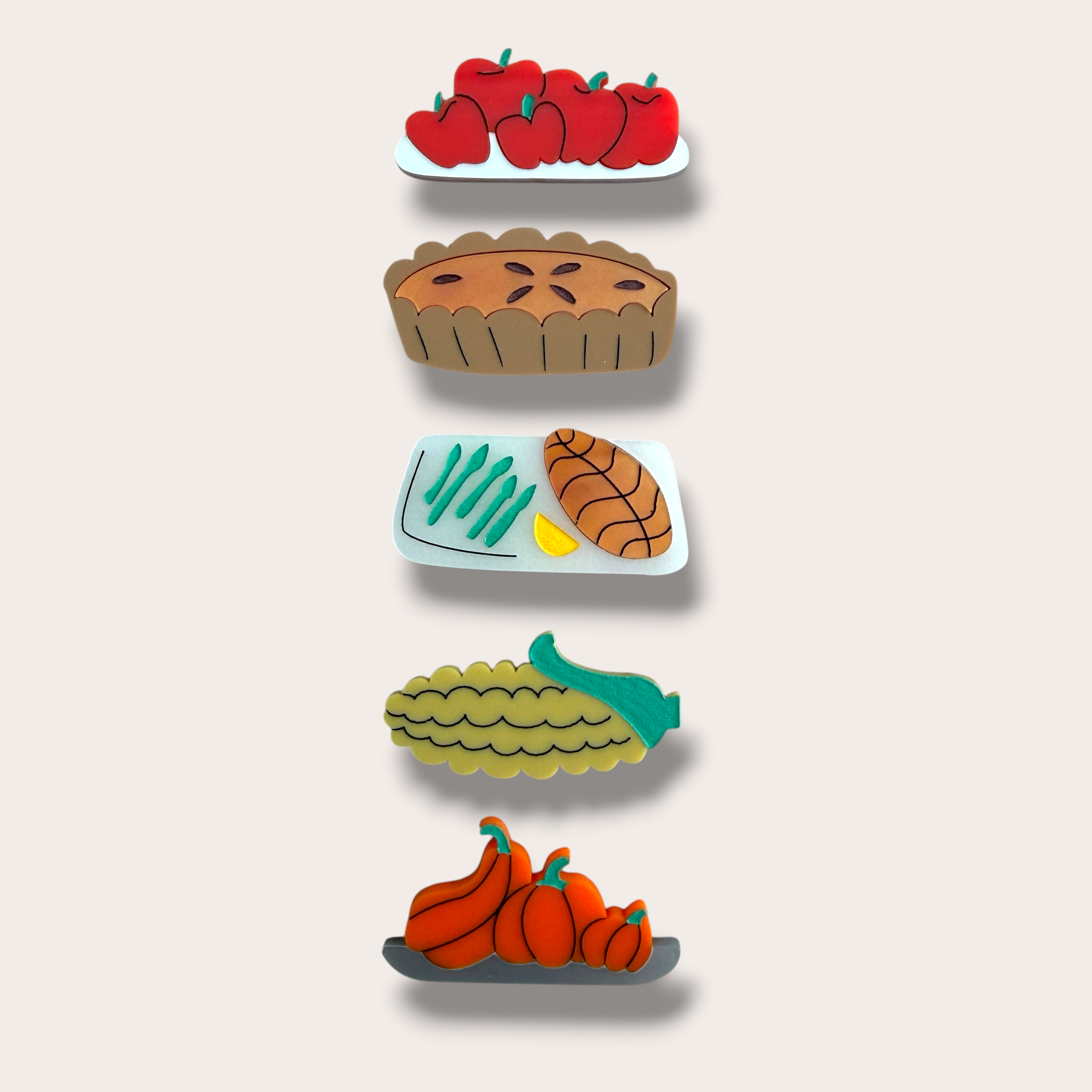 Danilova, La Vidriola, Autumn Recipes, Insert Pack for Interactive Oven Acrylic Brooch2.PNG