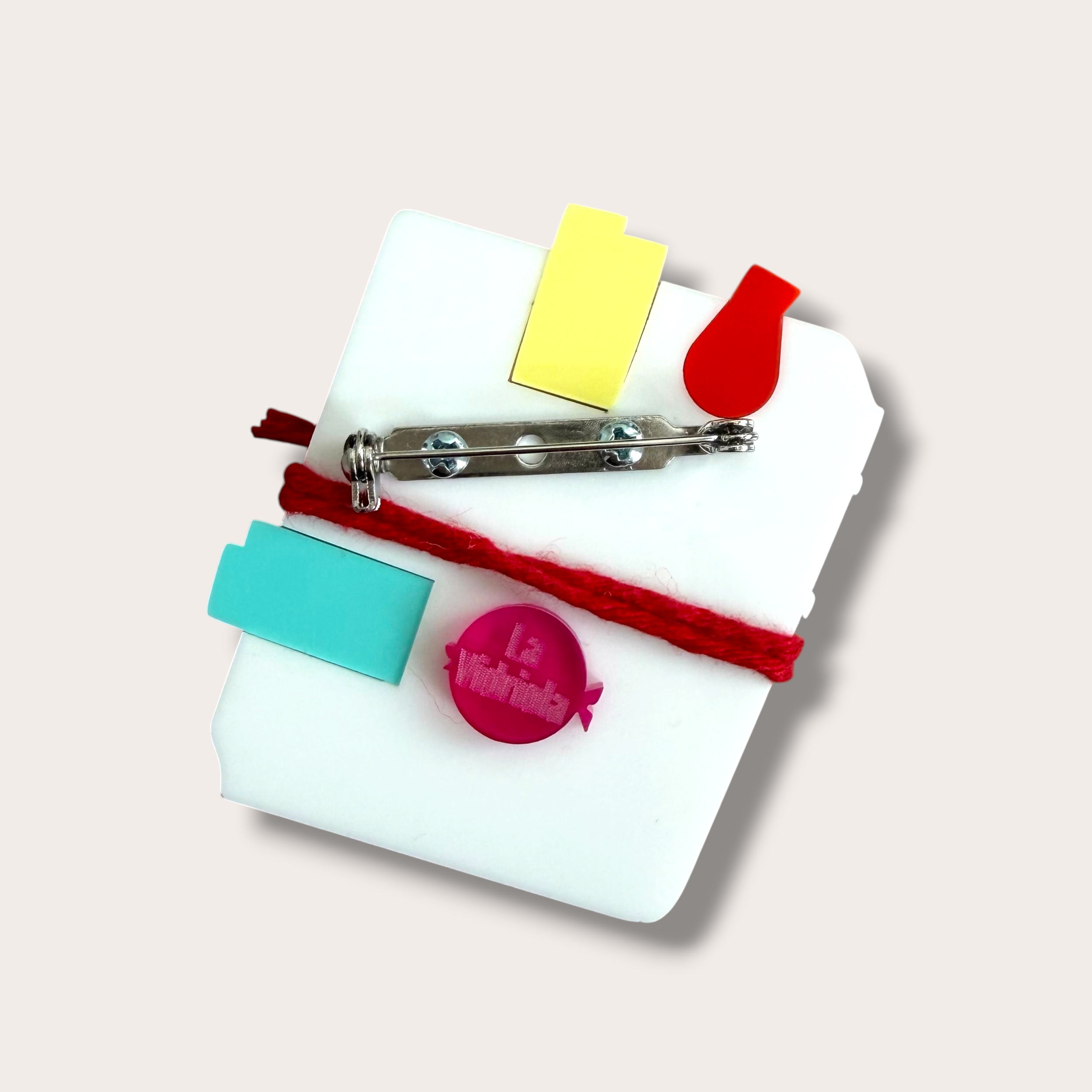 Danilova, La Vidriola, My Very Special Cookbook, Custom, Acrylic Brooch3.PNG