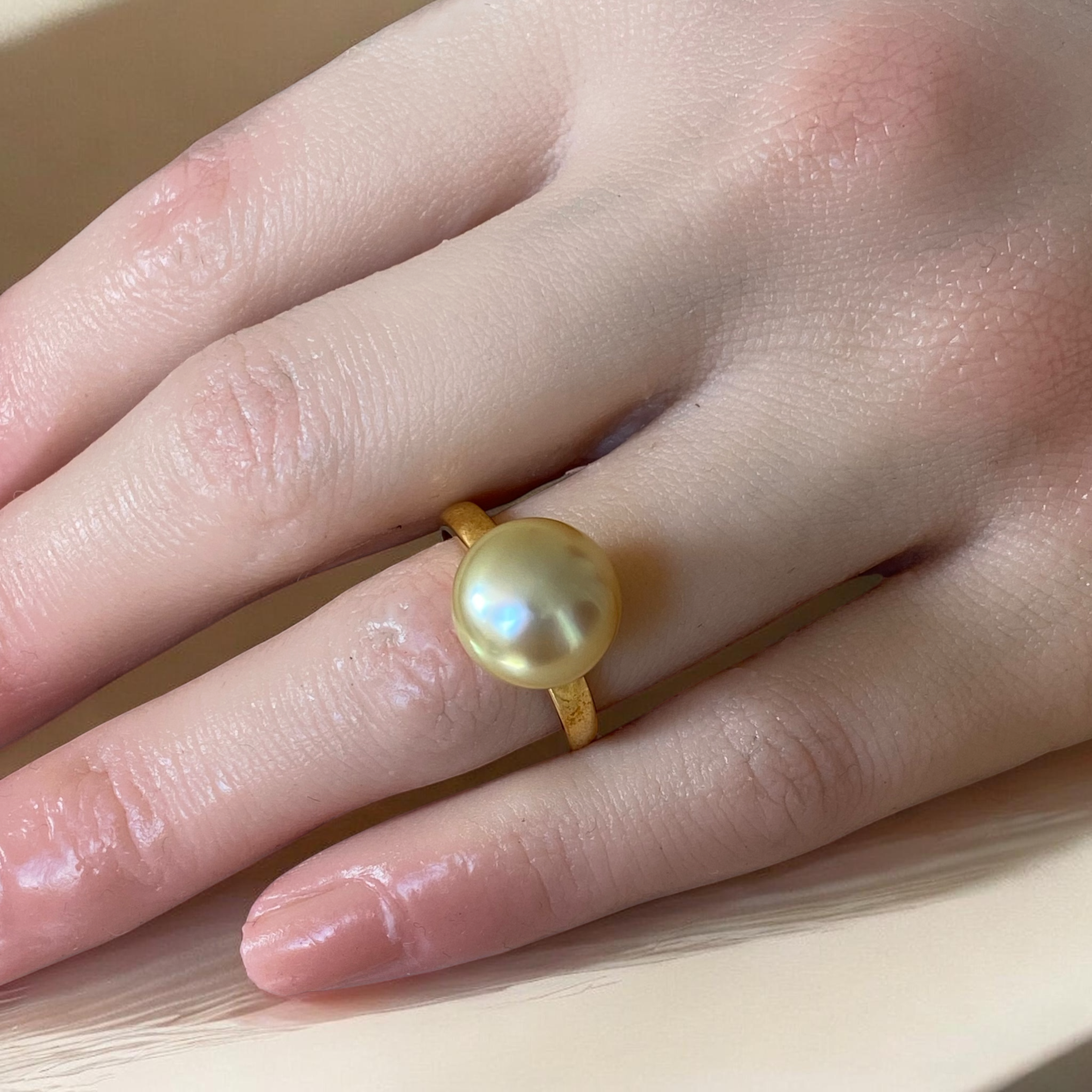 South Sea, Gold Pearl Ring in Gilded Silver Setting9.PNG