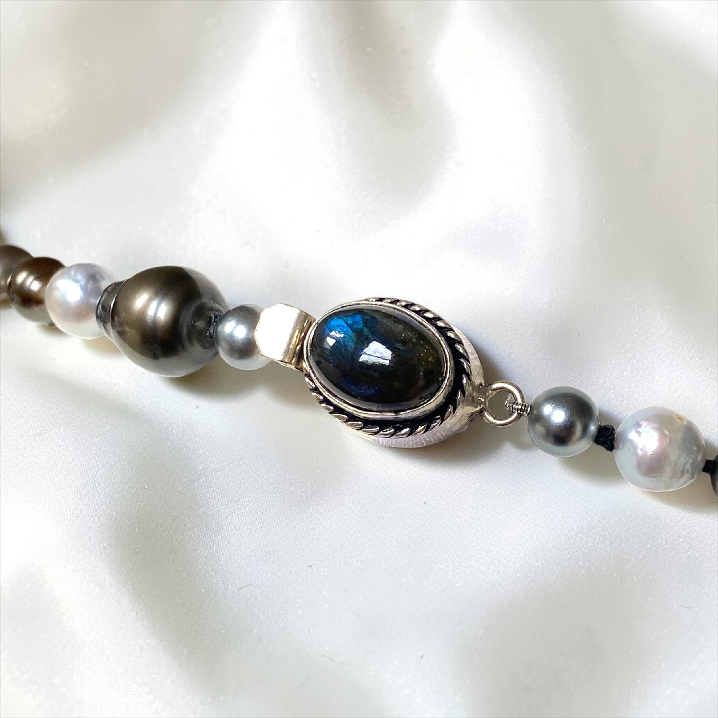 By Danilova, Multi Peacock Pearl, Rope Length Necklace7.PNG