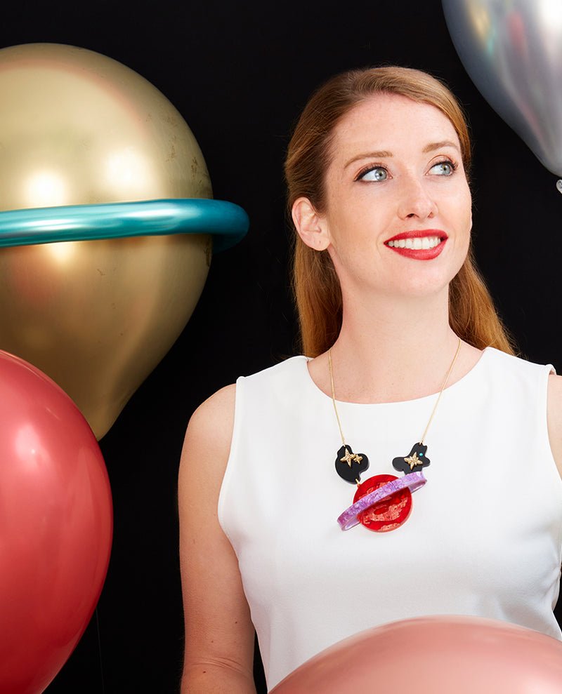 Danilova, La Vidriola, Welcome to my Alien Planet, Acrylic Necklace1.jpg