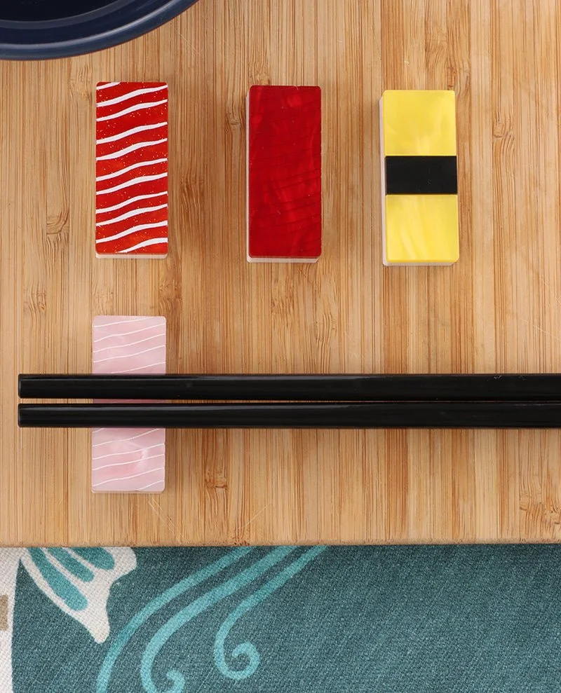 Danilova, La Vidriola, Hashioki, Acrylic Chopstick Rest Set4.jpg