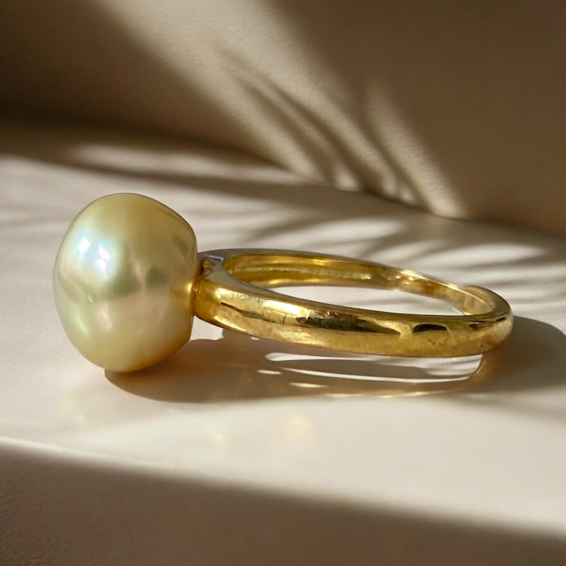 South Sea, Gold Pearl Ring in Gilded Silver Setting4.PNG