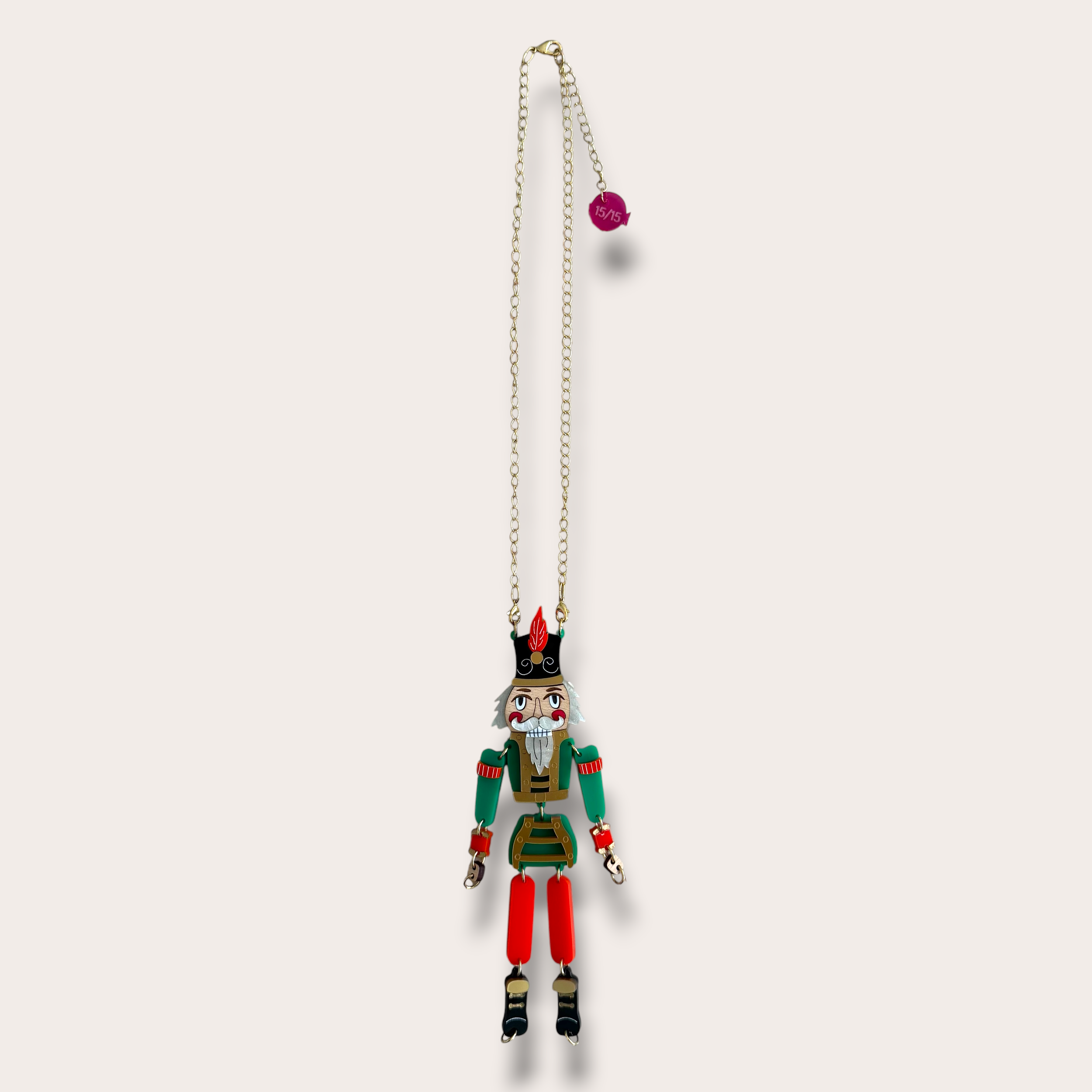 Danilova, La Vidriola, The Nutcracker, Interactive, Acrylic Necklace3.PNG