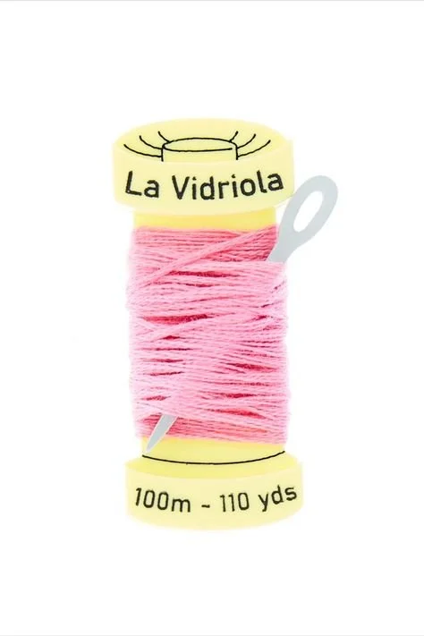 Danilova, La Vidriola, My Favourite Colour Sewing Thread, Acrylic Brooch1.jpg