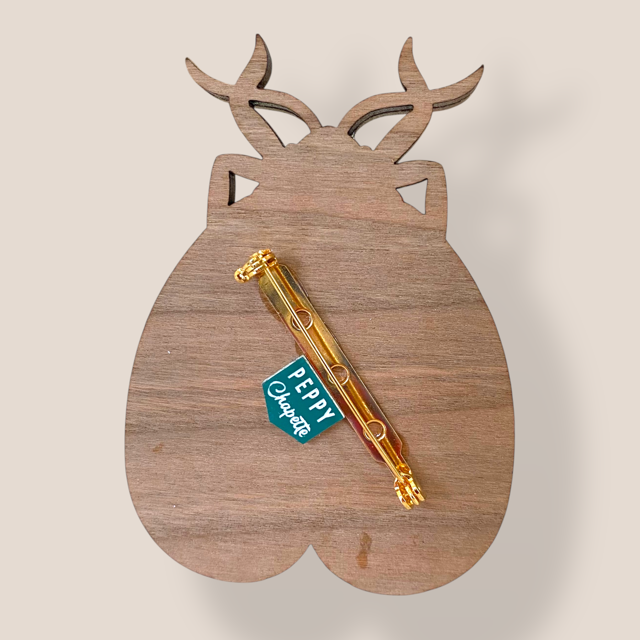 Danilova Jewellery, Peppy Chapette, Daisy Folk Moth (2022) Acrylic Brooch4.png