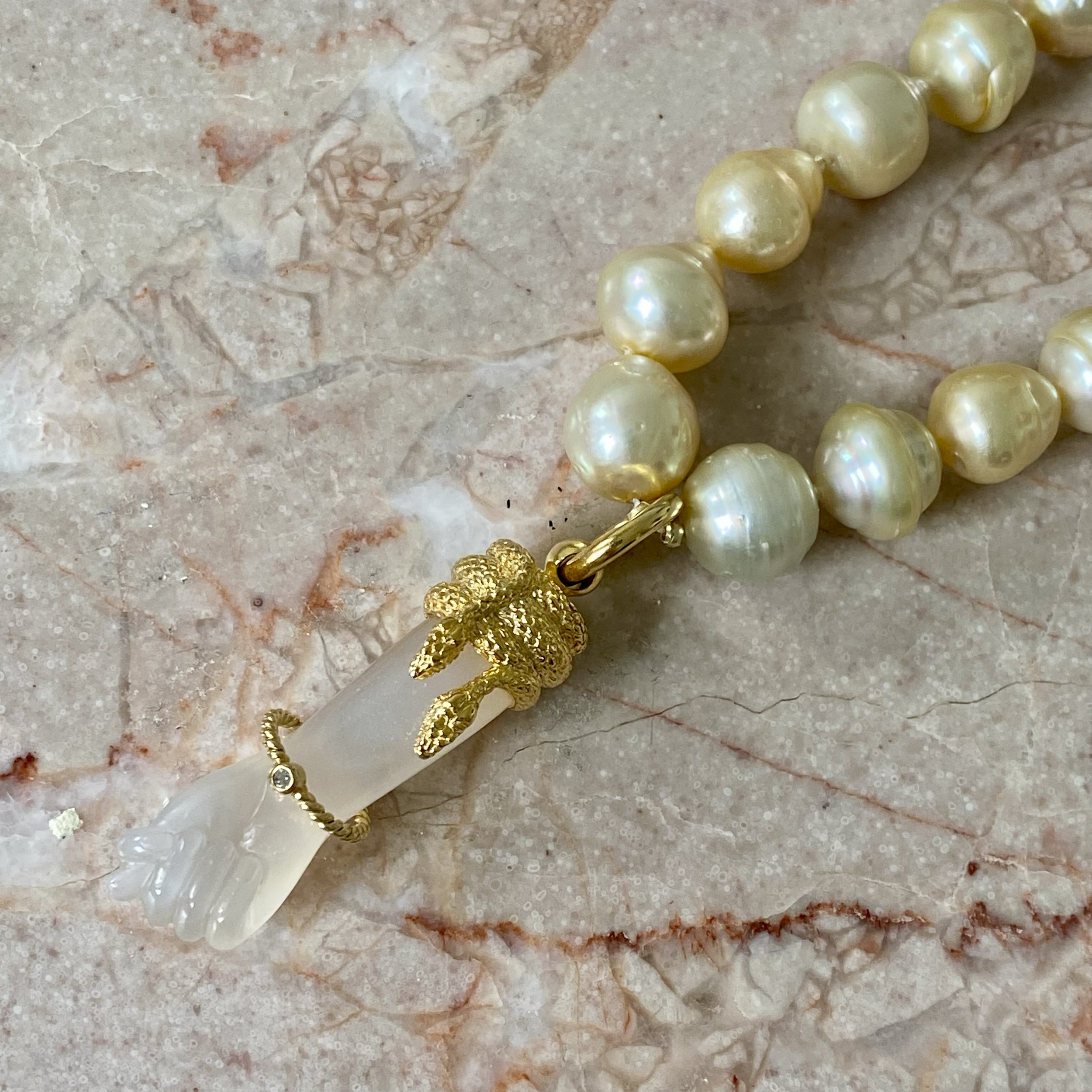 By Danilova, White Pearl, Quartz & Diamond Pendant Necklace8.png