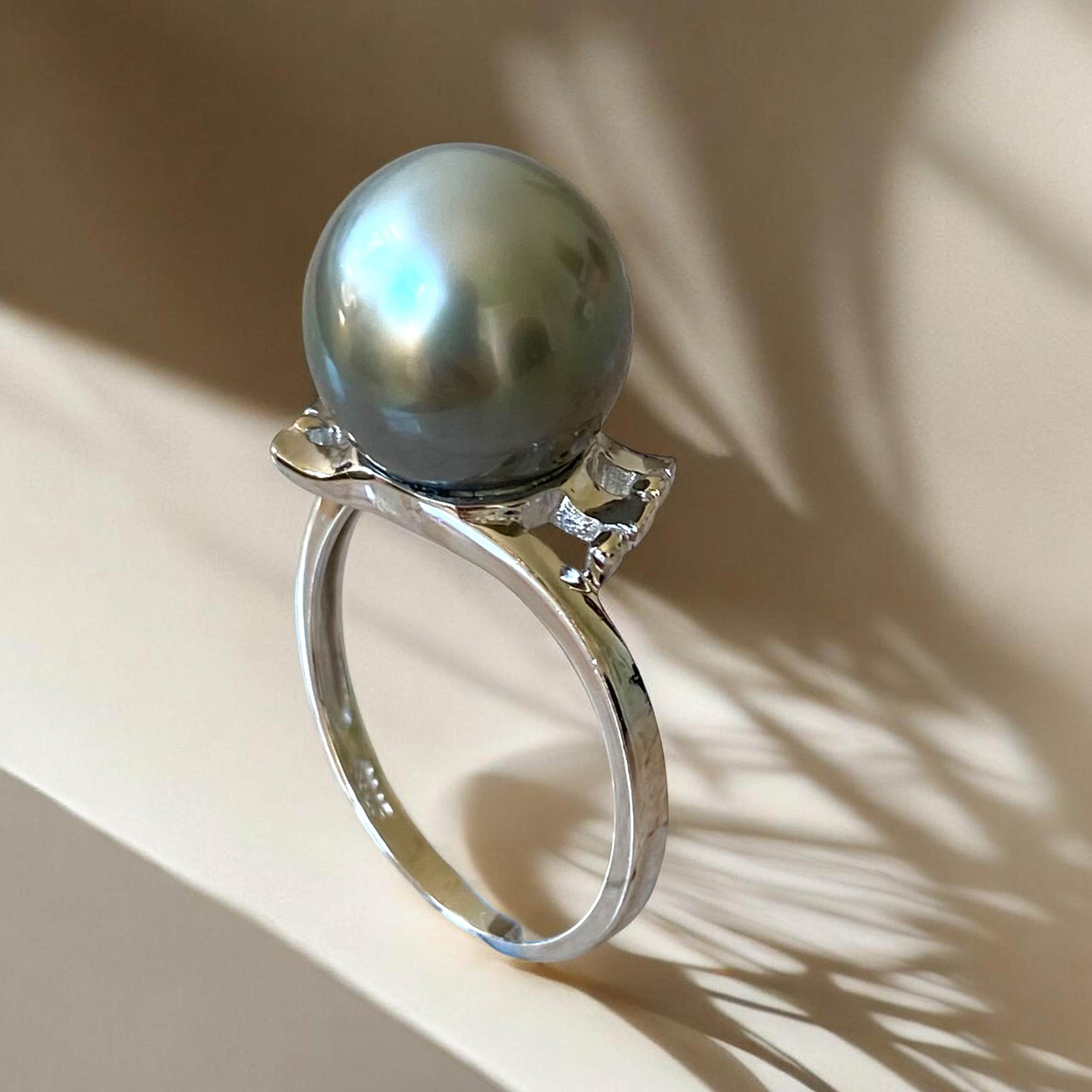 Tahitian, Grey Pearl Ring in Silver Setting6.PNG