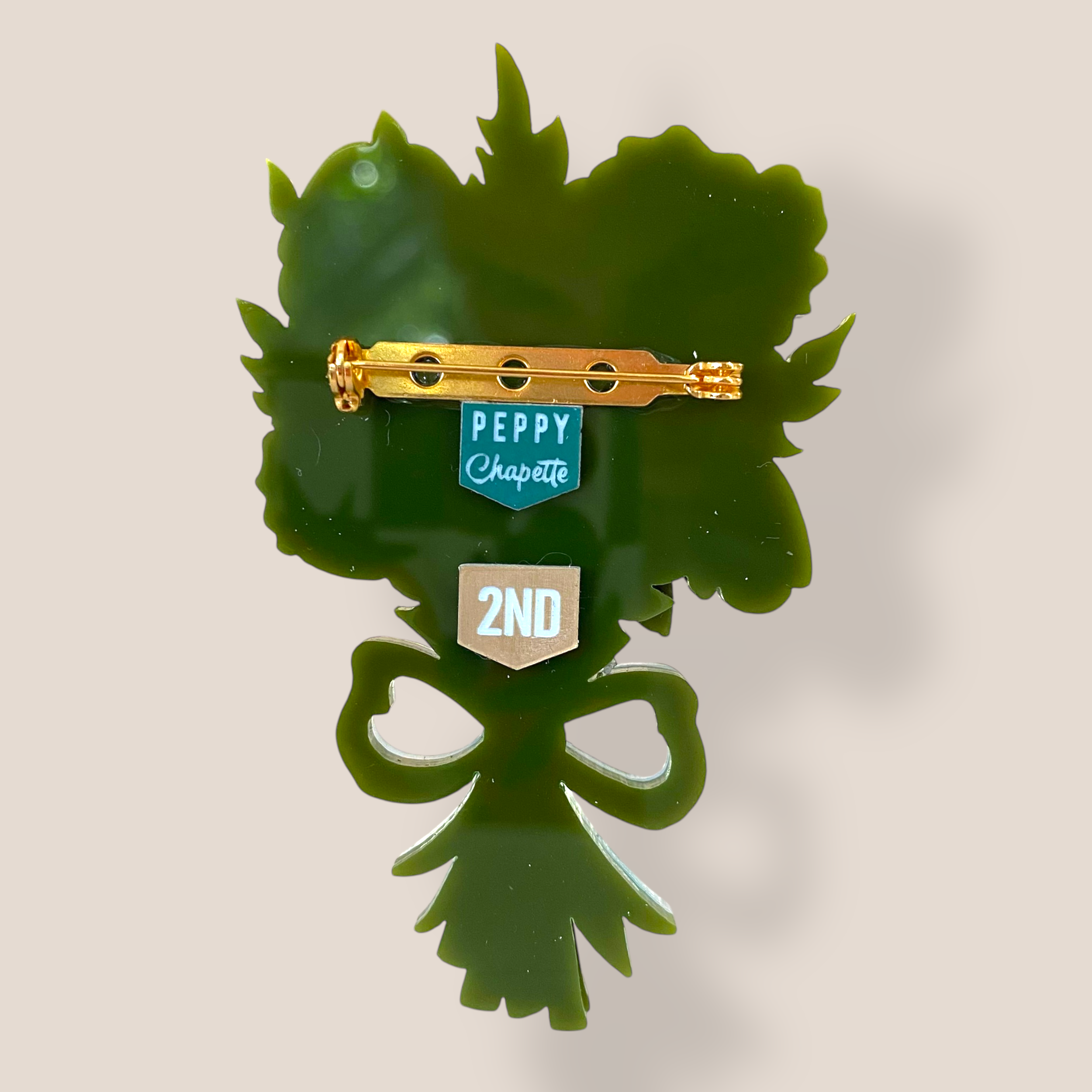 Danilova Jewellery, Peppy Chapette, Poppy Bouquet (2022) Acrylic Brooch4.png