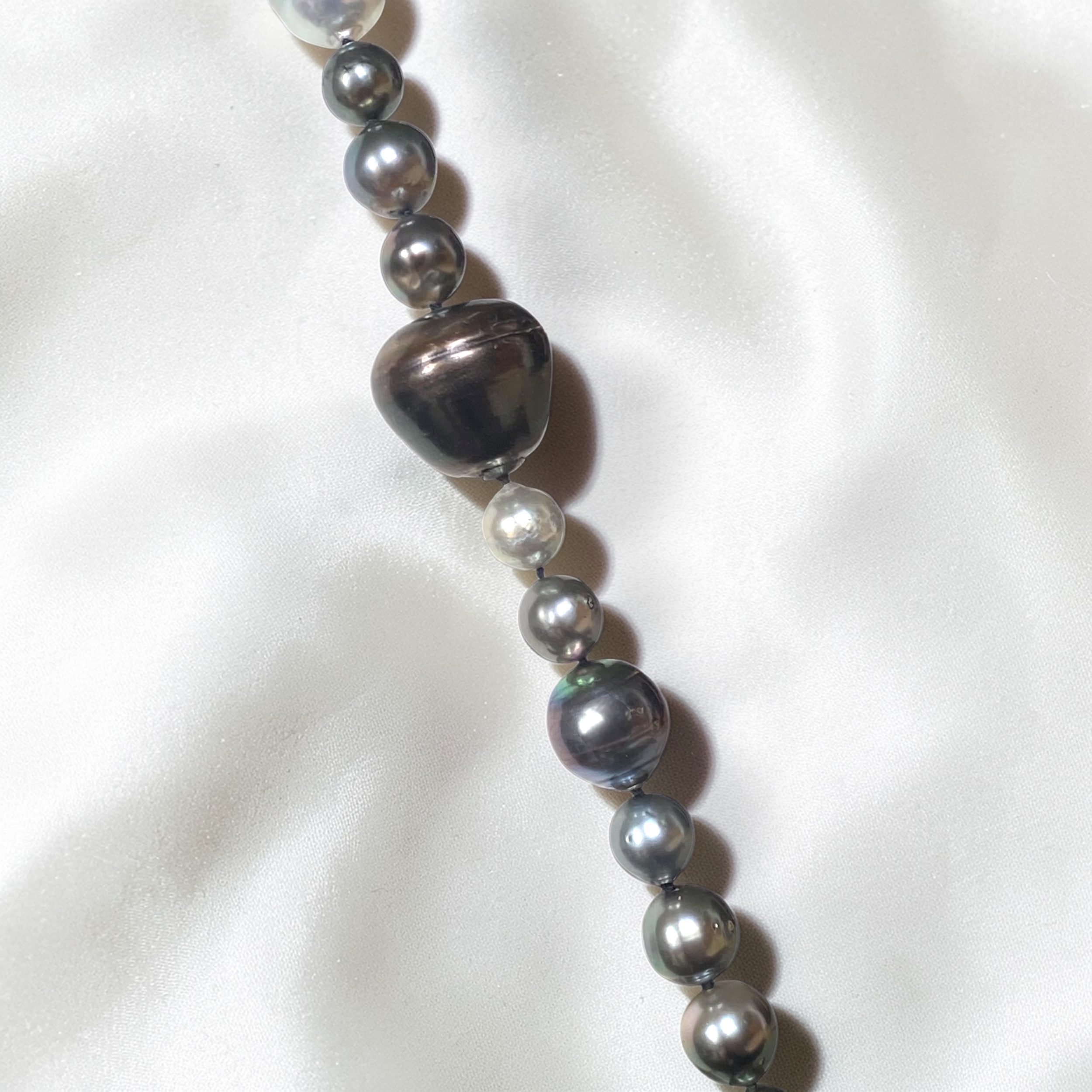 By Danilova, Multi Peacock Pearl, Rope Length Necklace4.PNG