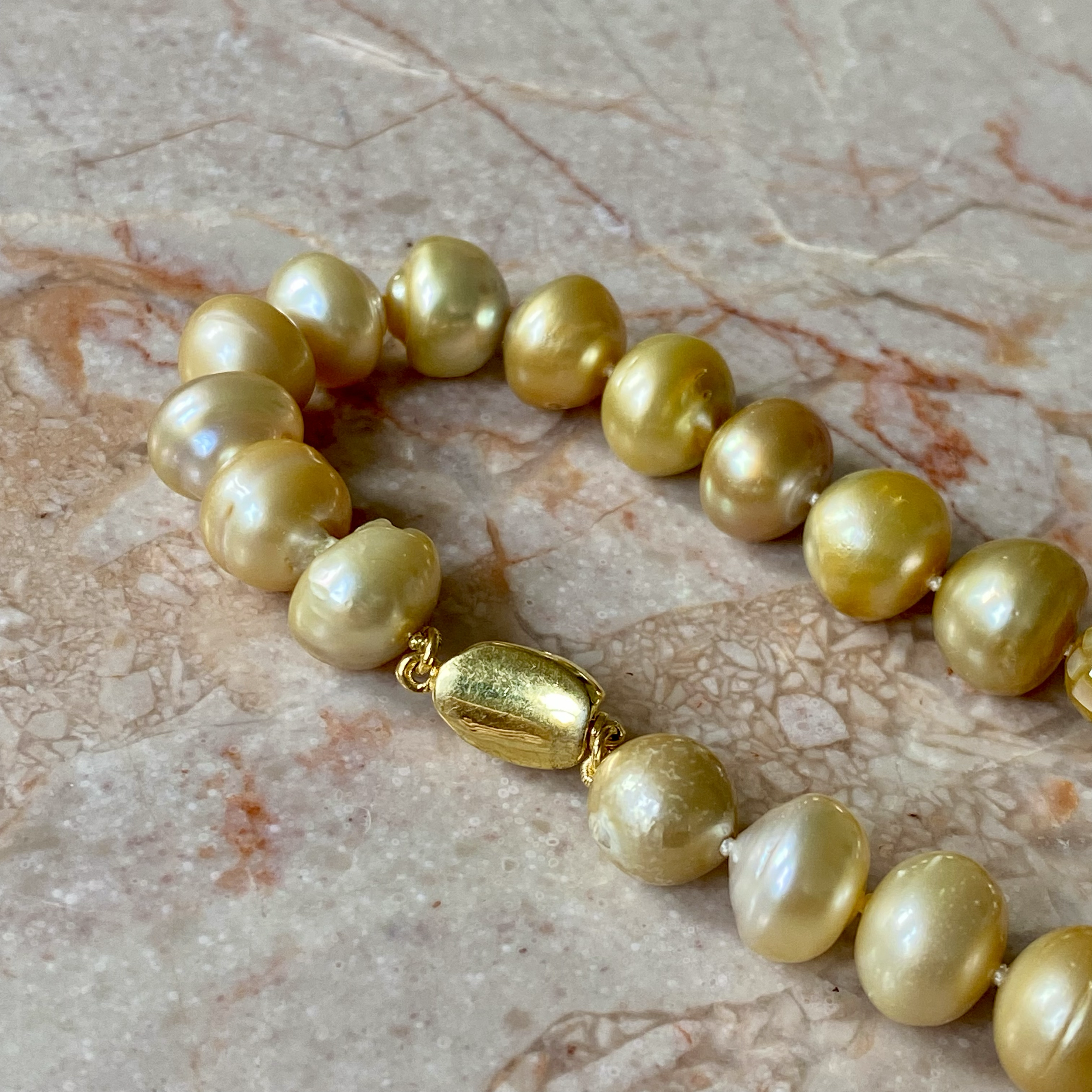 By Danilova, Gold Pearl, Peridot & Yellow Sapphire Pendant Necklace13.png