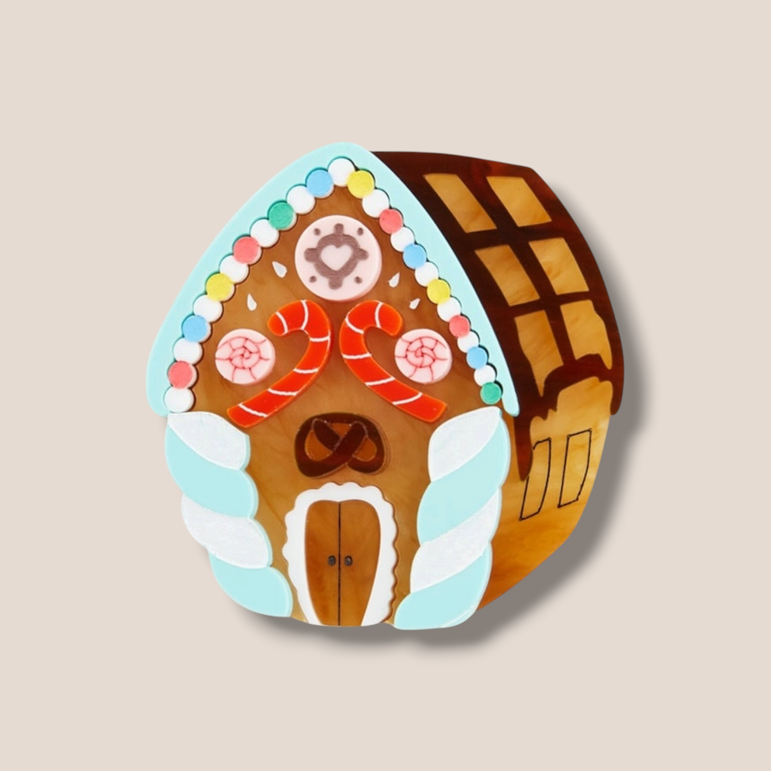 La Vidriola, Magic Sweets House, Acrylic Brooch