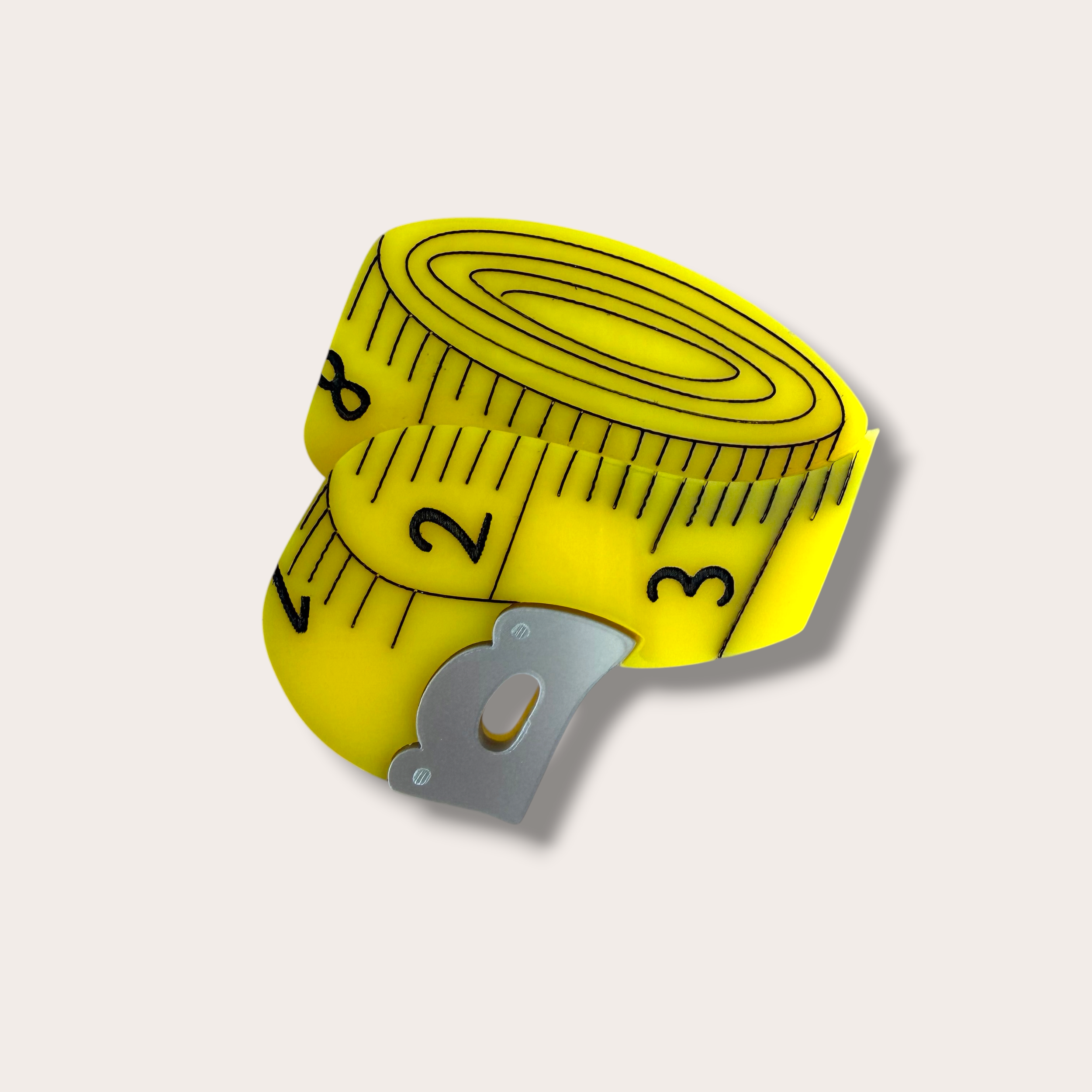 Danilova, La Vidriola, Measuring Up, Acrylic Brooch1.PNG
