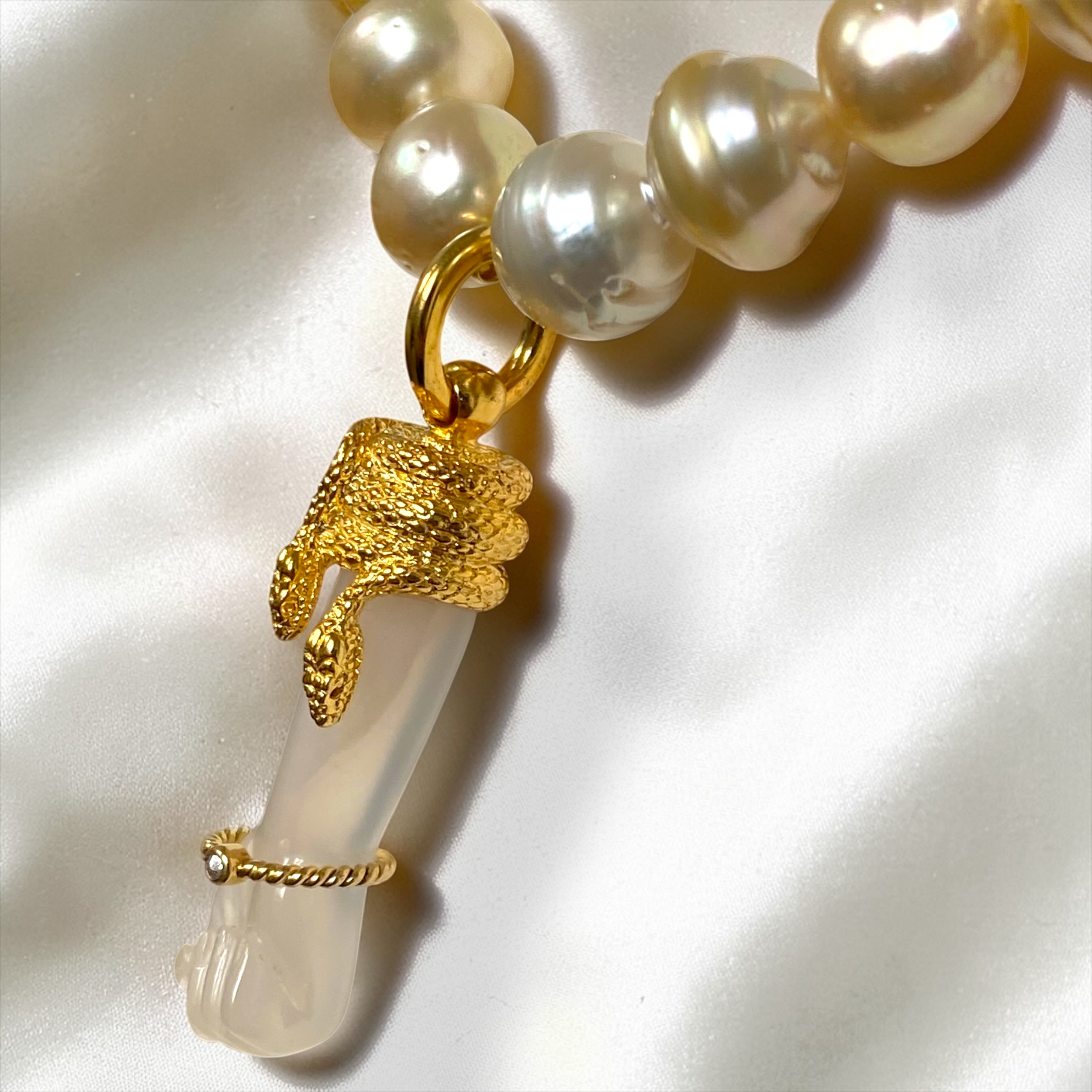 By Danilova, White Pearl, Quartz & Diamond Pendant Necklace4.PNG