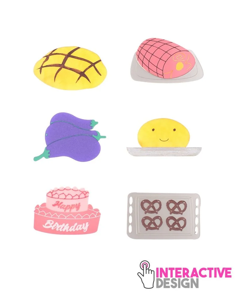 Danilova, La Vidriola, Pack of 6, Recipe Inserts for Interactive Oven Acrylic Brooch3.jpg