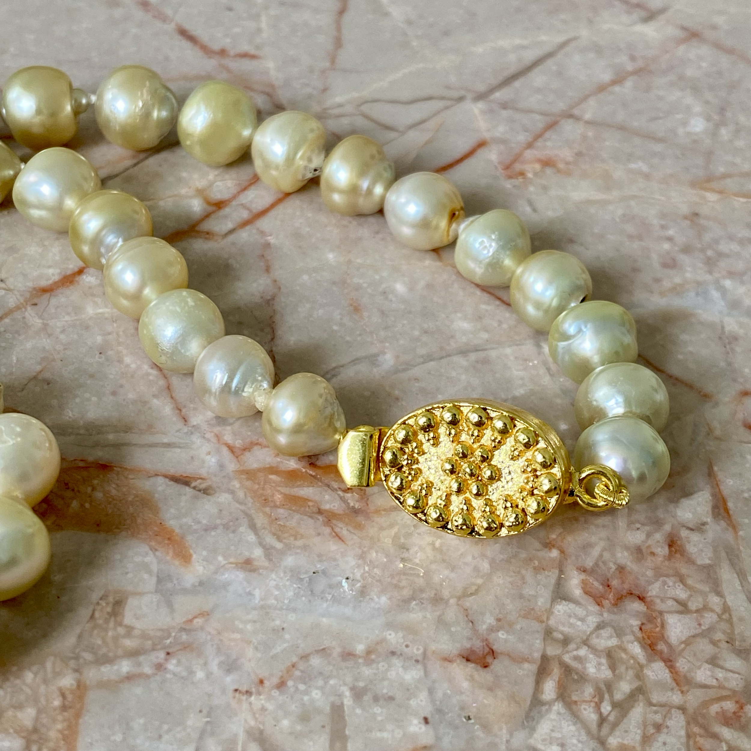 By Danilova, White Pearl, Mother of Pearl & Blue Tanzanite Pendant Necklace7.png