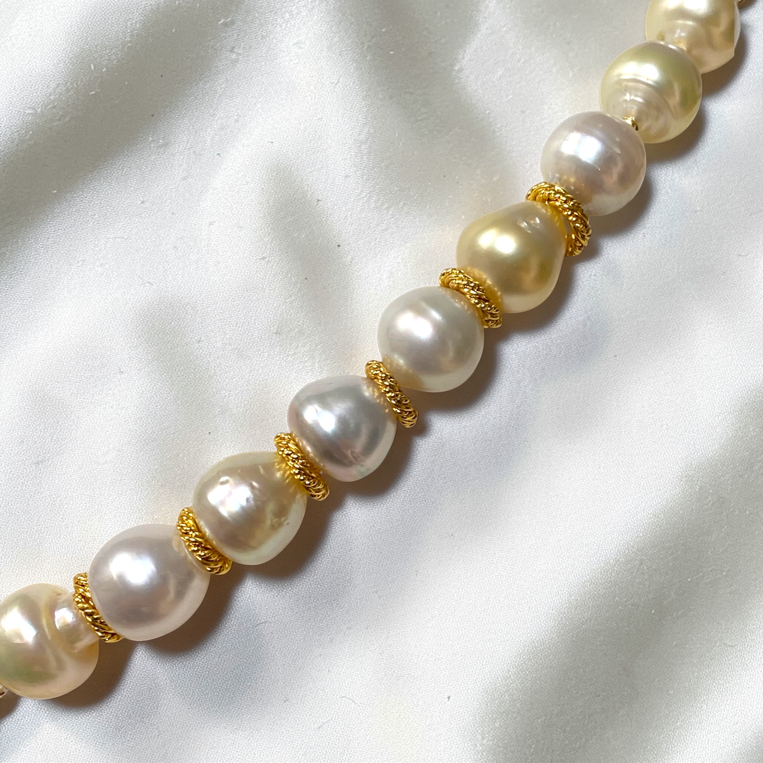 By Danilova, White Pearl, Jade & Diamond Elephant Pendant Necklace5.PNG